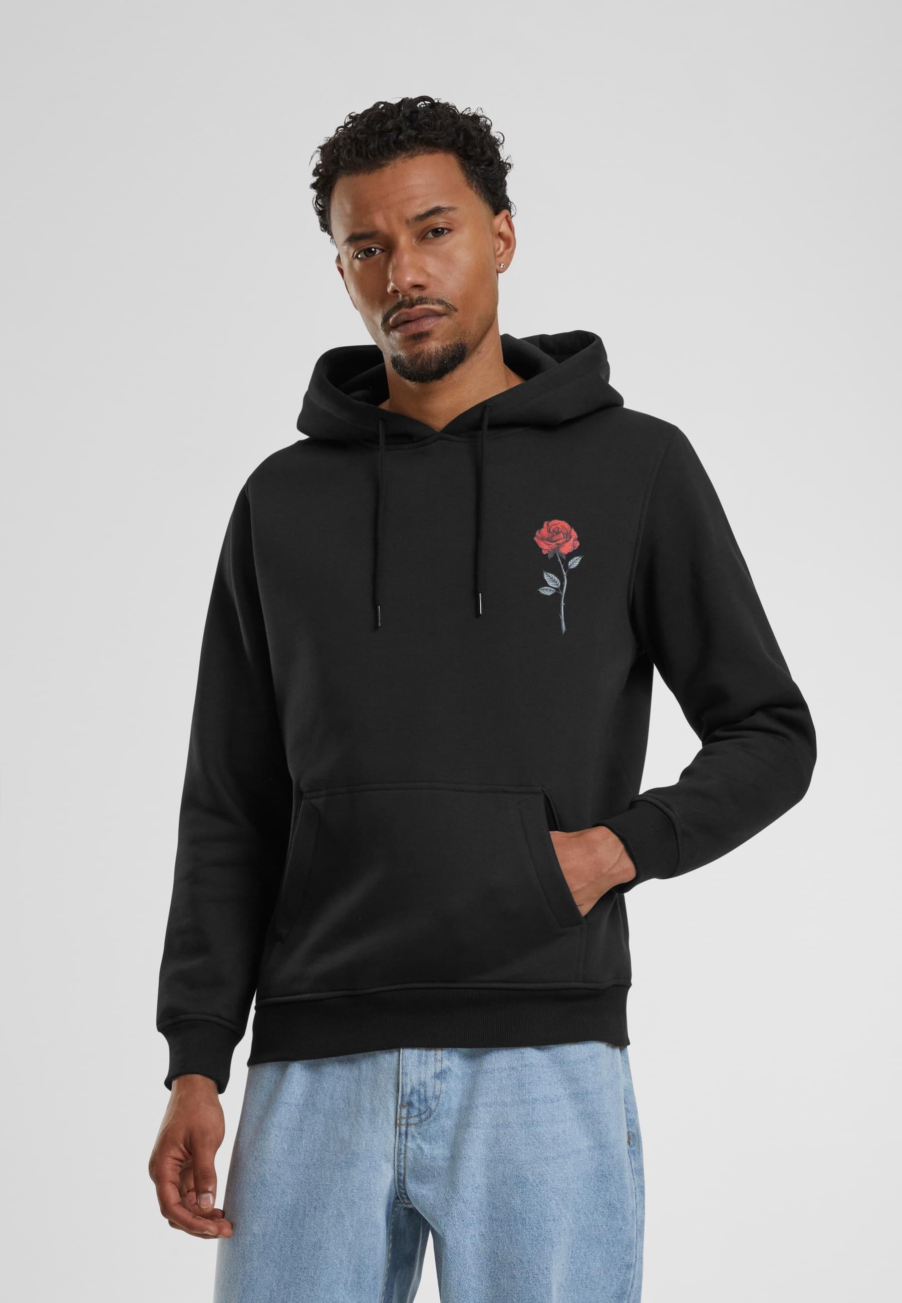 MisterTee Sweatshirt »MisterTee Herren Rose Hoody«, (1 tlg.)