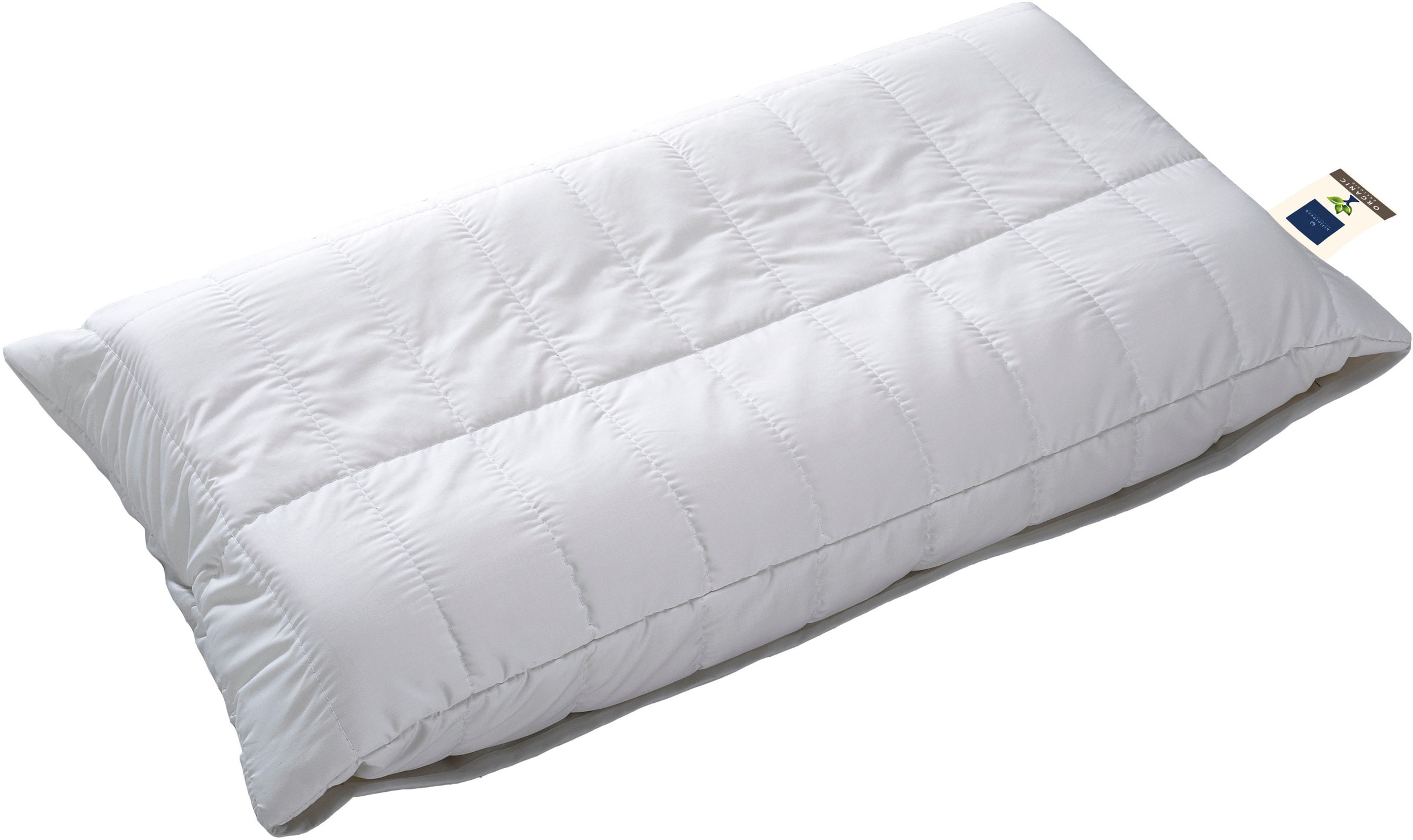 billerbeck Nackenstützkissen »Cosineck nature, Kissen 40x80cm«, Füllung: Naturlatex, Bezug: 100% Bio-Baumwolle, Soft-Batist, versteppt mit 100% Baumwolle, (1 St.), Das GOTS-Zertifiziertes Naturlatex-Nackenstützkissen