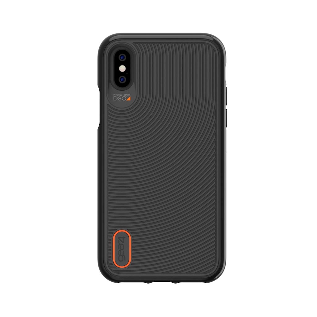 Gear4 Backcover »Battersea for iPhone X/Xs black 29888 SCHWARZ«, iPhone X/XS