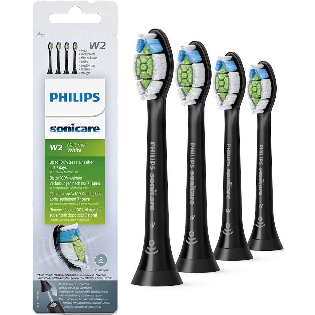 Philips Sonicare Aufsteckbürsten »Standard W2 Optimal White HX6064«