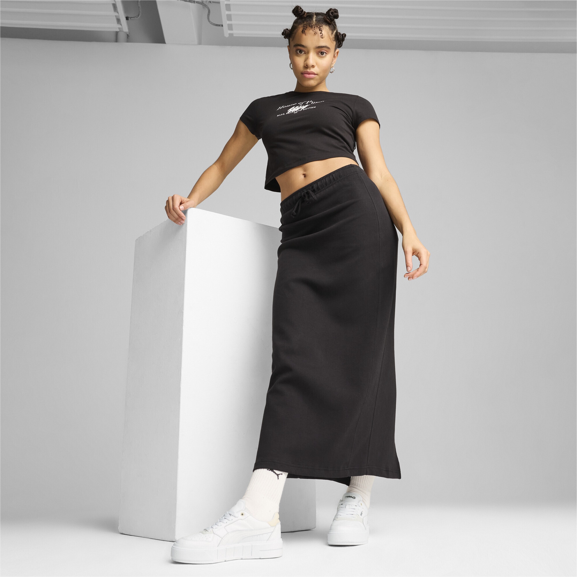 PUMA Crop-Top »GRAPHICS MUSIC T-Shirt Damen«