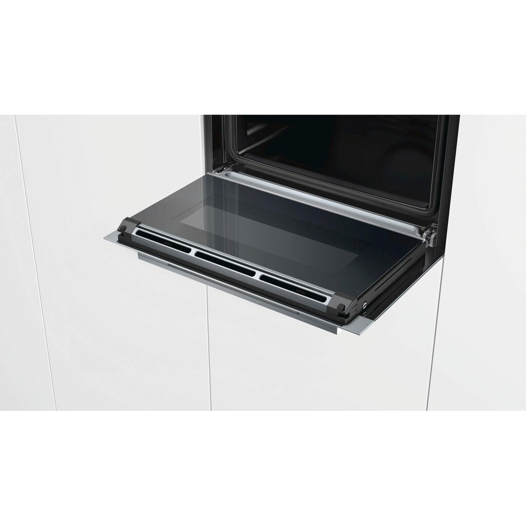 SIEMENS Dampfbackofen »CS658GRS7«, iQ700, CS658GRS7, mit 1-fach-Teleskopauszug, ecoClean Plus