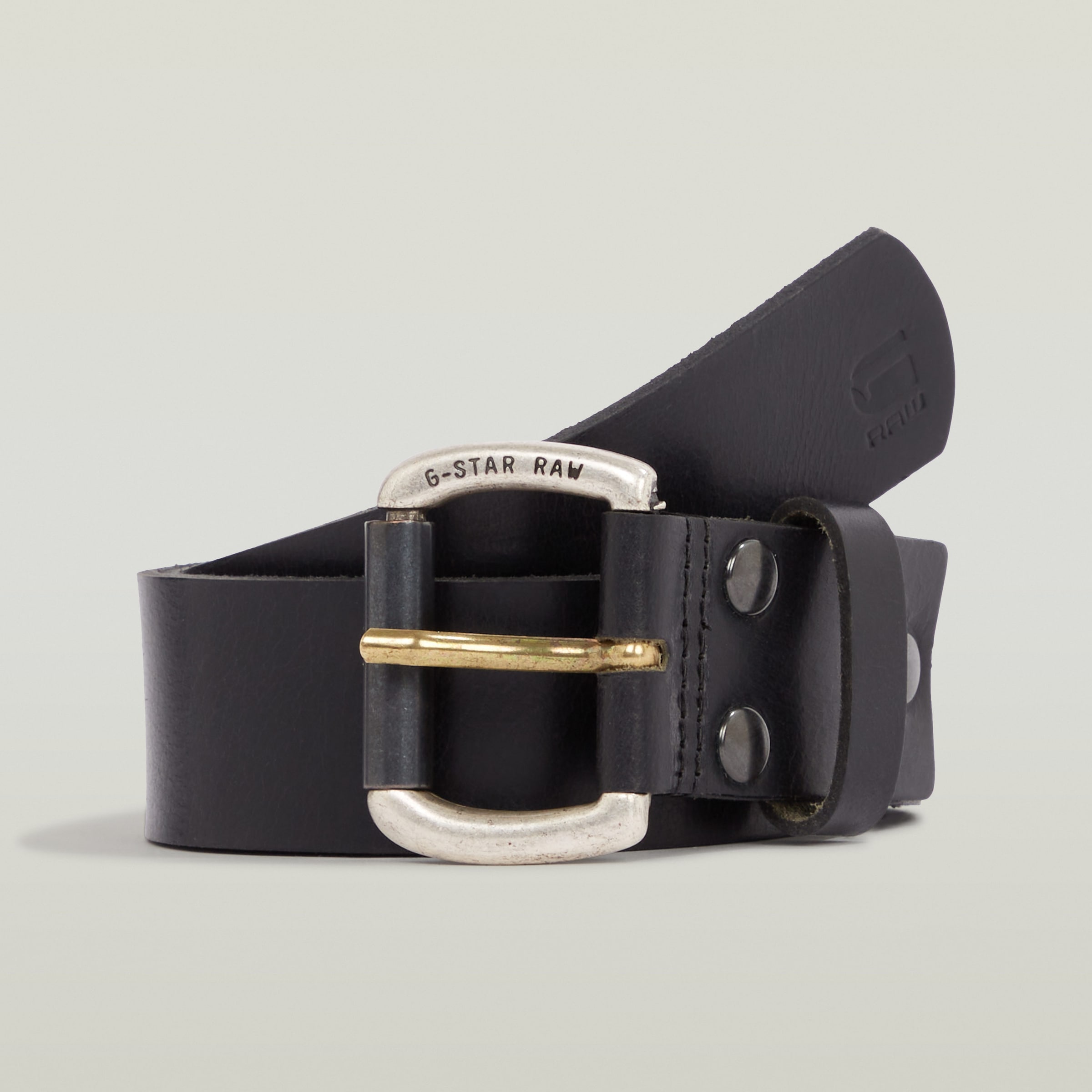 G-STAR Ledergürtel "Dast belt" mit Nieten verstärkt günstig online kaufen