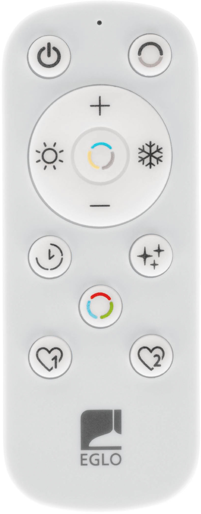 EGLO Deckenleuchte »Lortello Deckenlampe, dreieckige Deckenlampe aus Metall und Kunststoff« LED-Modul 1 Stk. Kaltweiß | Neutralweiß | Warmweiß Wand-/Deckenleuchte - H7,5 x Ø35 cm - schwarz - 12W inkl.