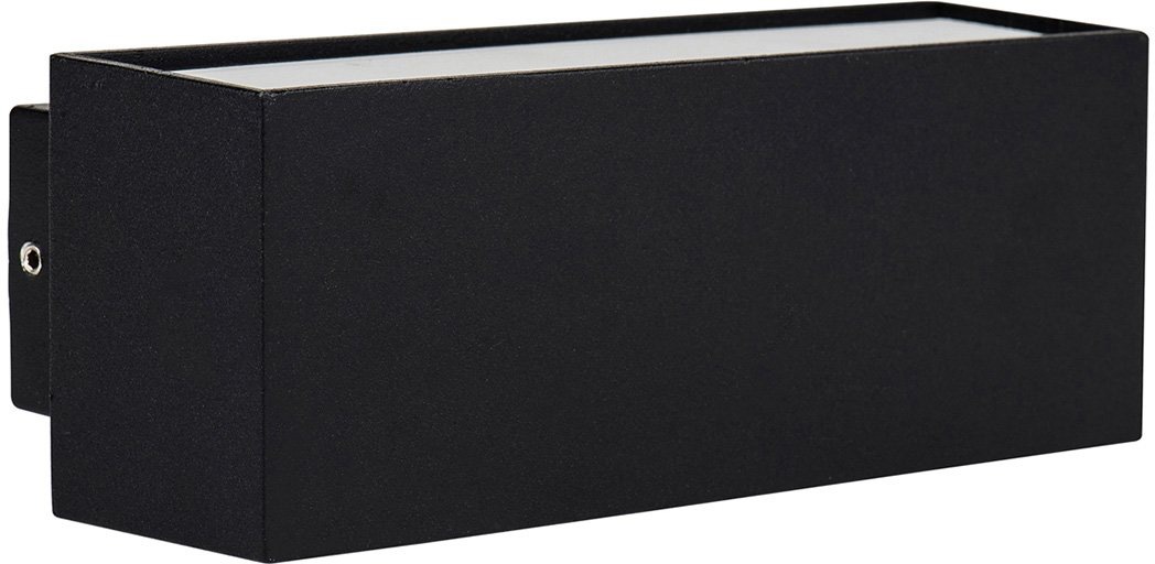 HAVIT LIGHTING LED Außen-Wandleuchte "BLOKK", Energieeffizienz: G (A-G), schwarz, 1, 1 Stk., Leuchten