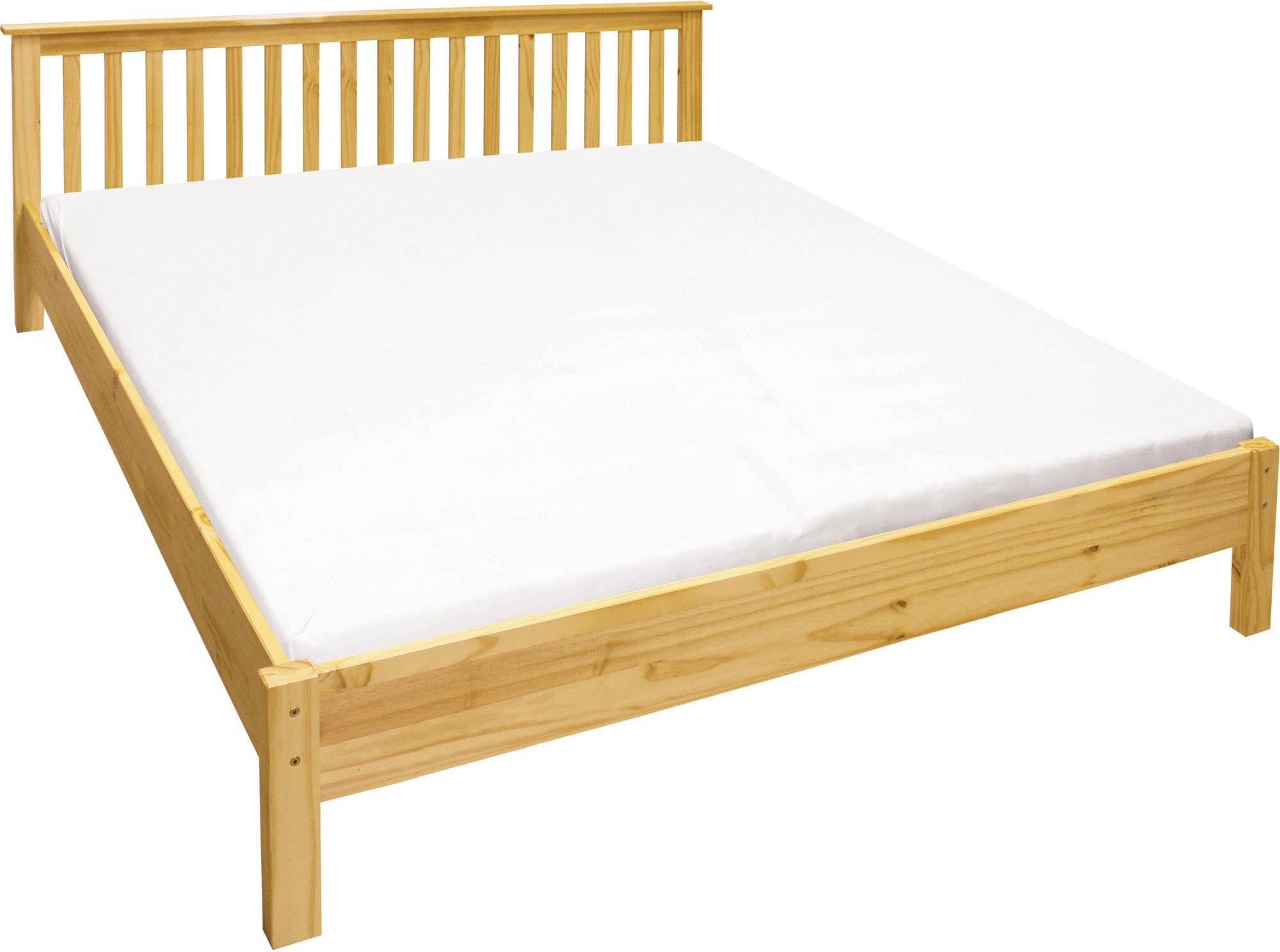 Möbilia Bettgestell 1 Stk. tlg. gefertigt aus massivem Kiefernholz günstig online kaufen