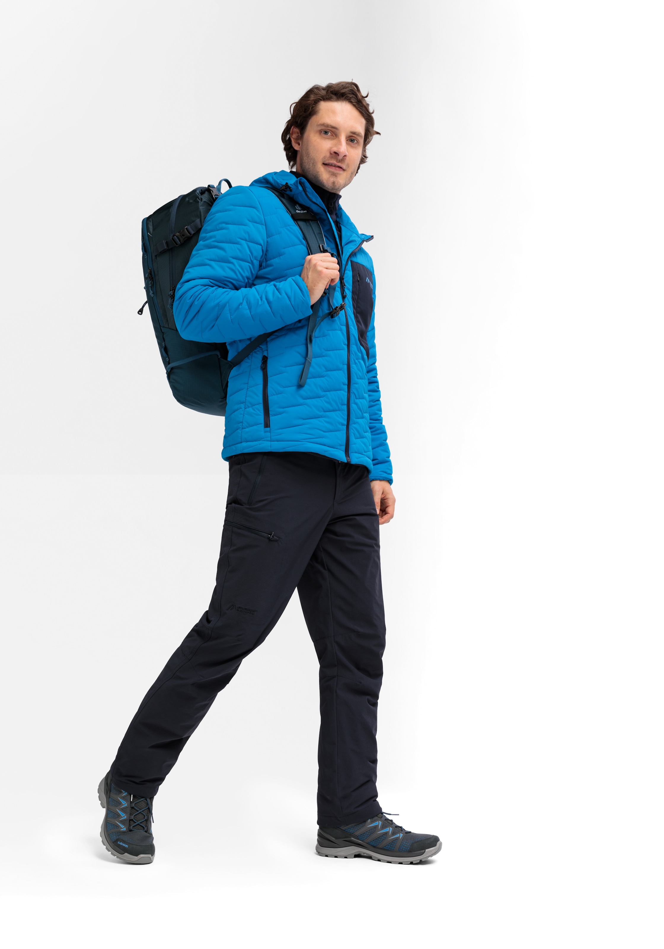 Maier Sports Funktionsjacke »Donovaly M«, Herren Outdoorjacke, Primaloft Jacke mit 3 RV-Taschen und Kapuze