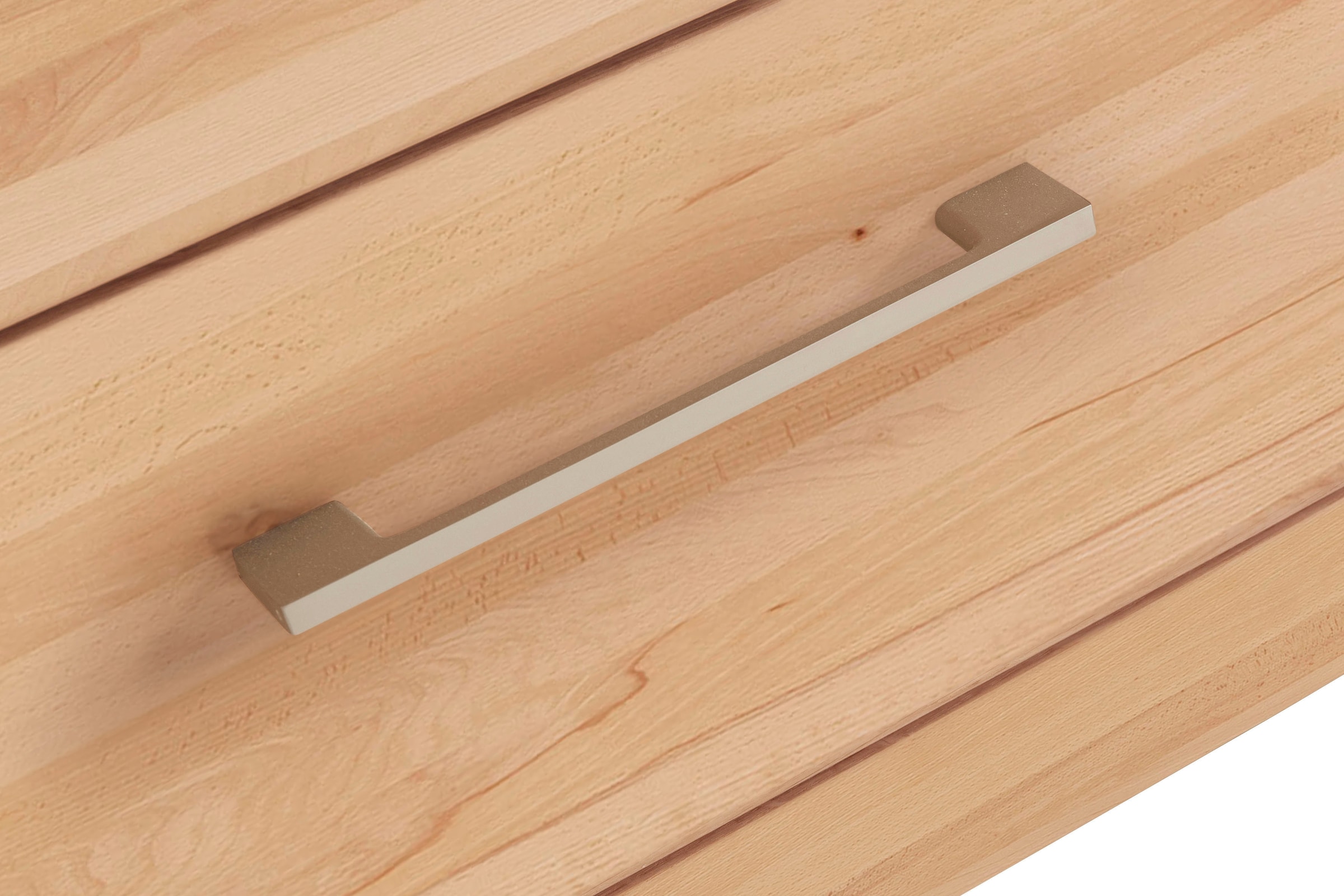VOGL Möbelfabrik Lowboard »1237«, Massivholzfront, Breite ca. 211 cm, mit Softclose Funktion