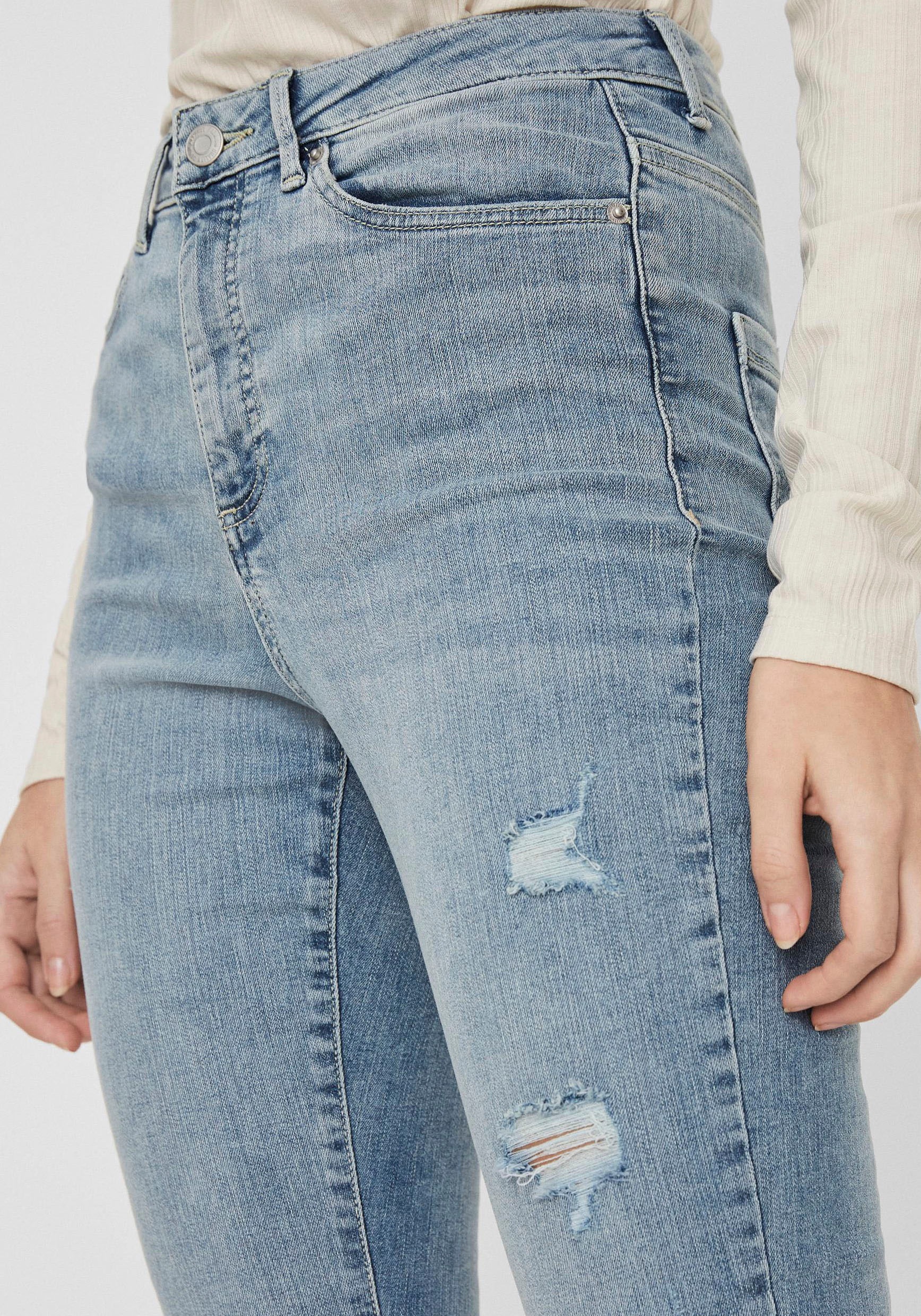 Vero Moda Skinny-fit-Jeans "VMSOPHIA HR SKINNY DESTR J AM314 NOOS", mit Des günstig online kaufen