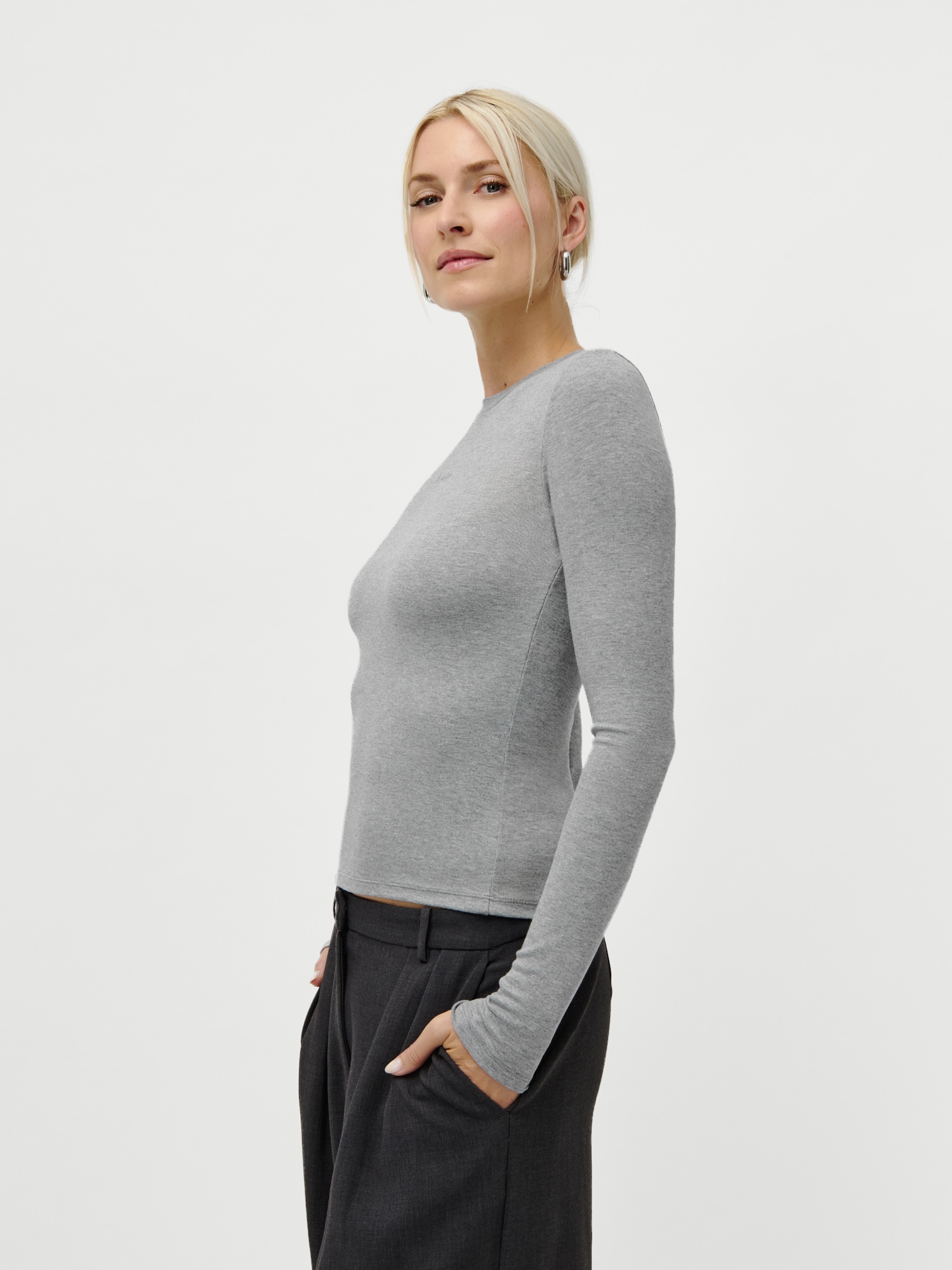 LeGer Langarmshirt »Vianne, LeGer by Lena Gercke«, Regular fit mit Rundhalsausschnitt