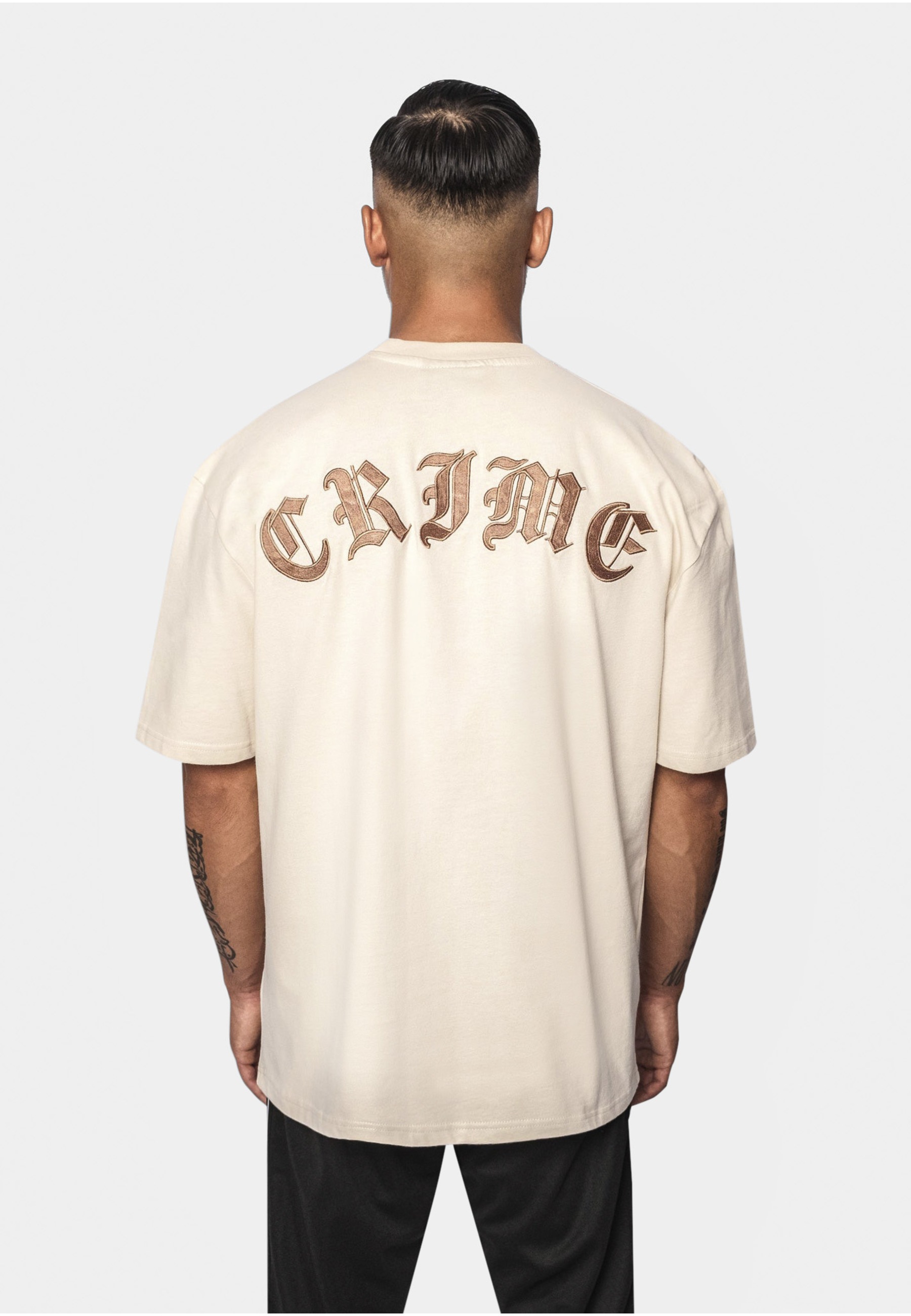 Dropsize T-Shirt »Dropsize Herren Heavy Oversize Crime T-Shirt« 1 Stk.