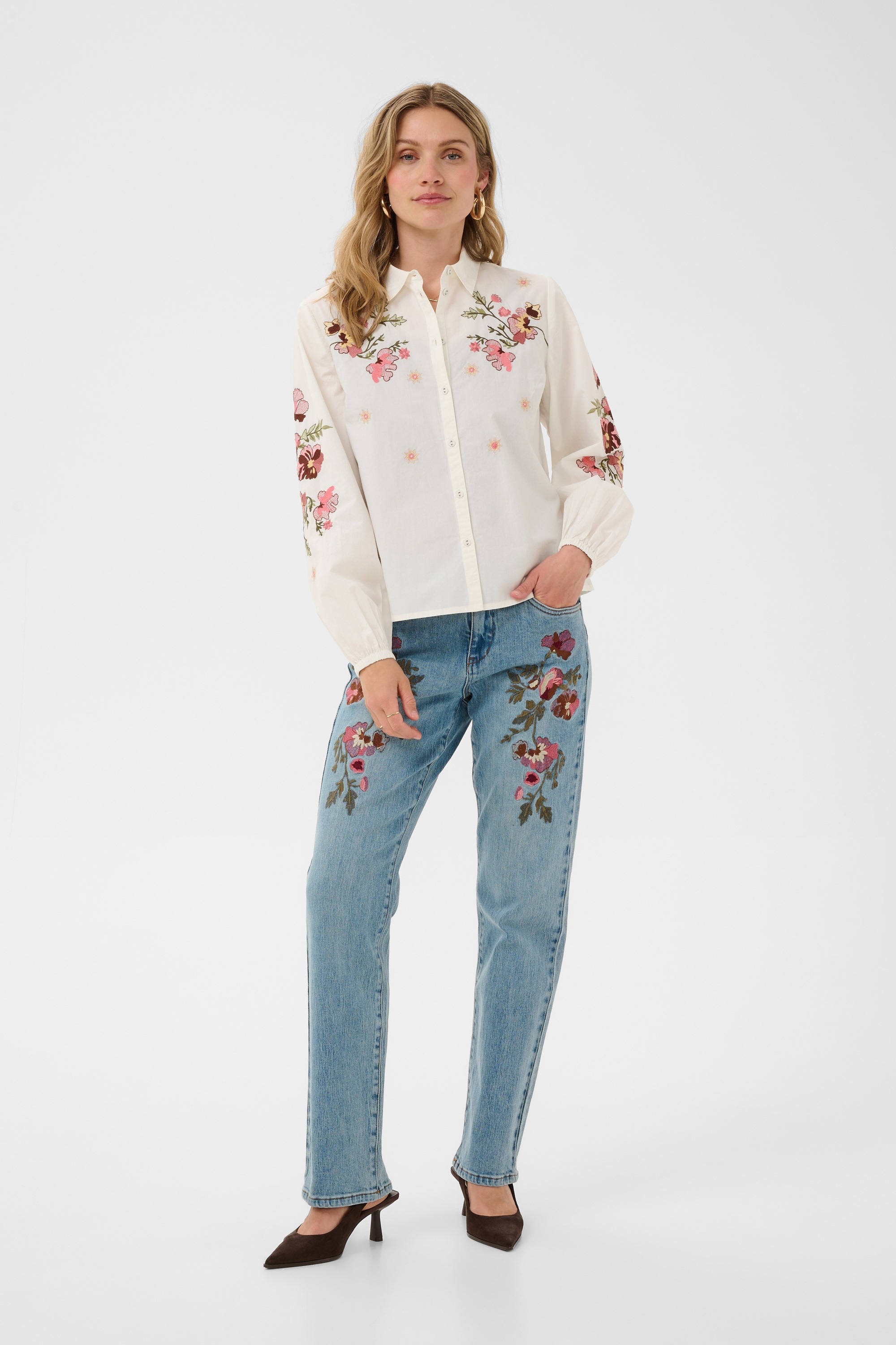 Cream Langarmhemd »Damen Langarm - Hemd CRPeona«