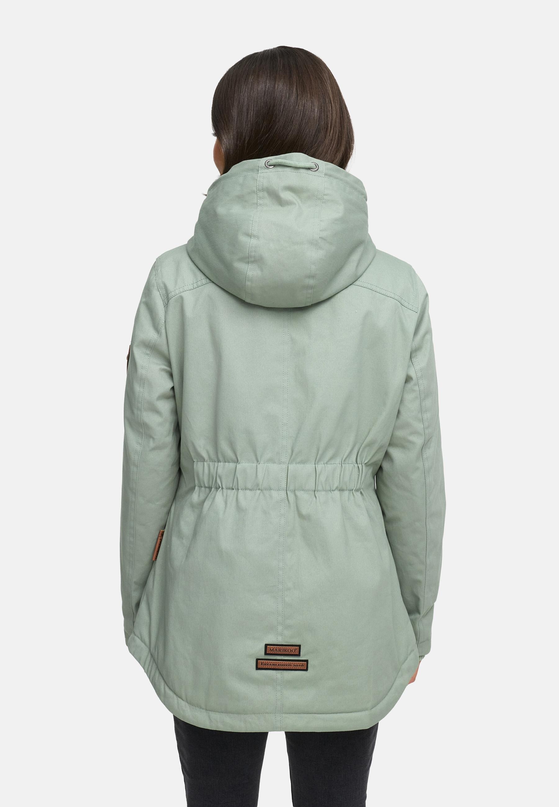 Marikoo Winterjacke »Bikoo«, mit Kapuze, sportliche Damen Outdoor Baumwolljacke mit Kapuze