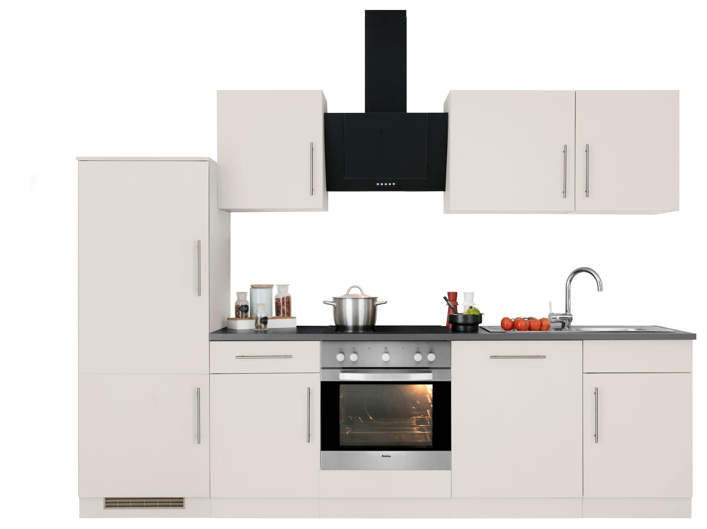 wiho Küchen Küchenzeile "Cali", ohne E-Geräte, Breite 280 cm günstig online kaufen