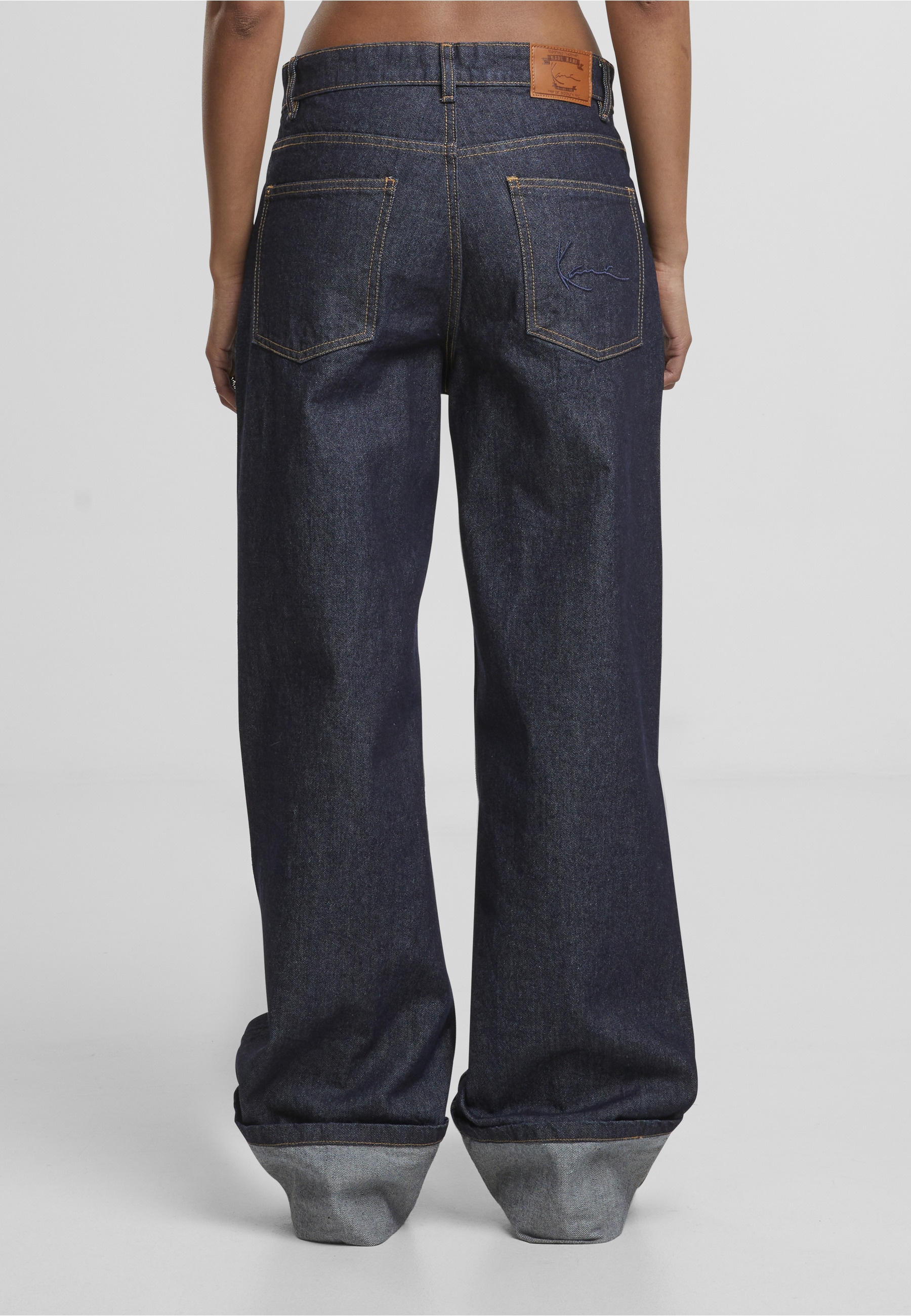 Karl Kani Bequeme Jeans »Karl Kani Signature Rinsed Straight Leg Denim Pants«