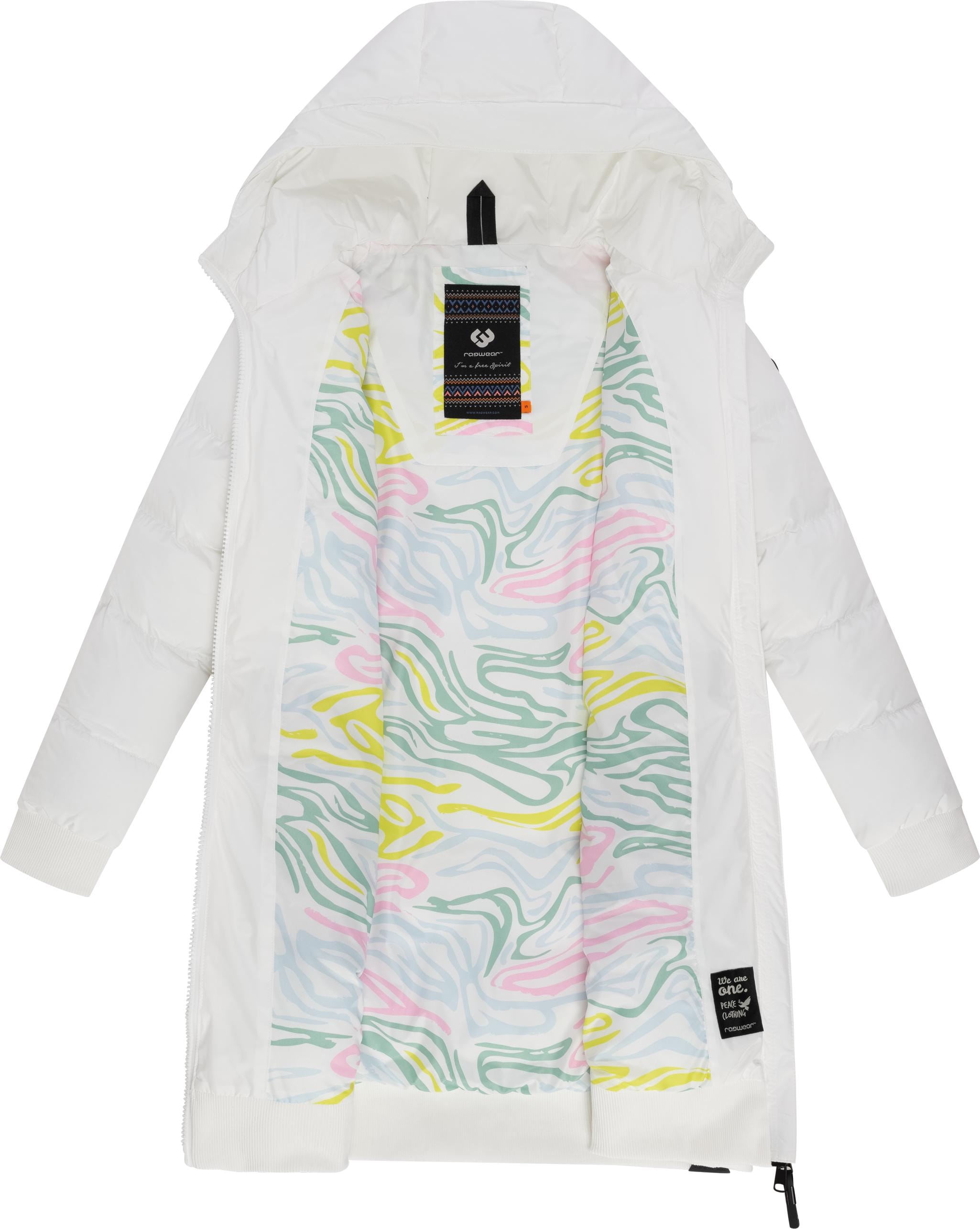 Ragwear Steppmantel »Briosh«, Wasserdichter Damen Wintermantel mit Kapuze