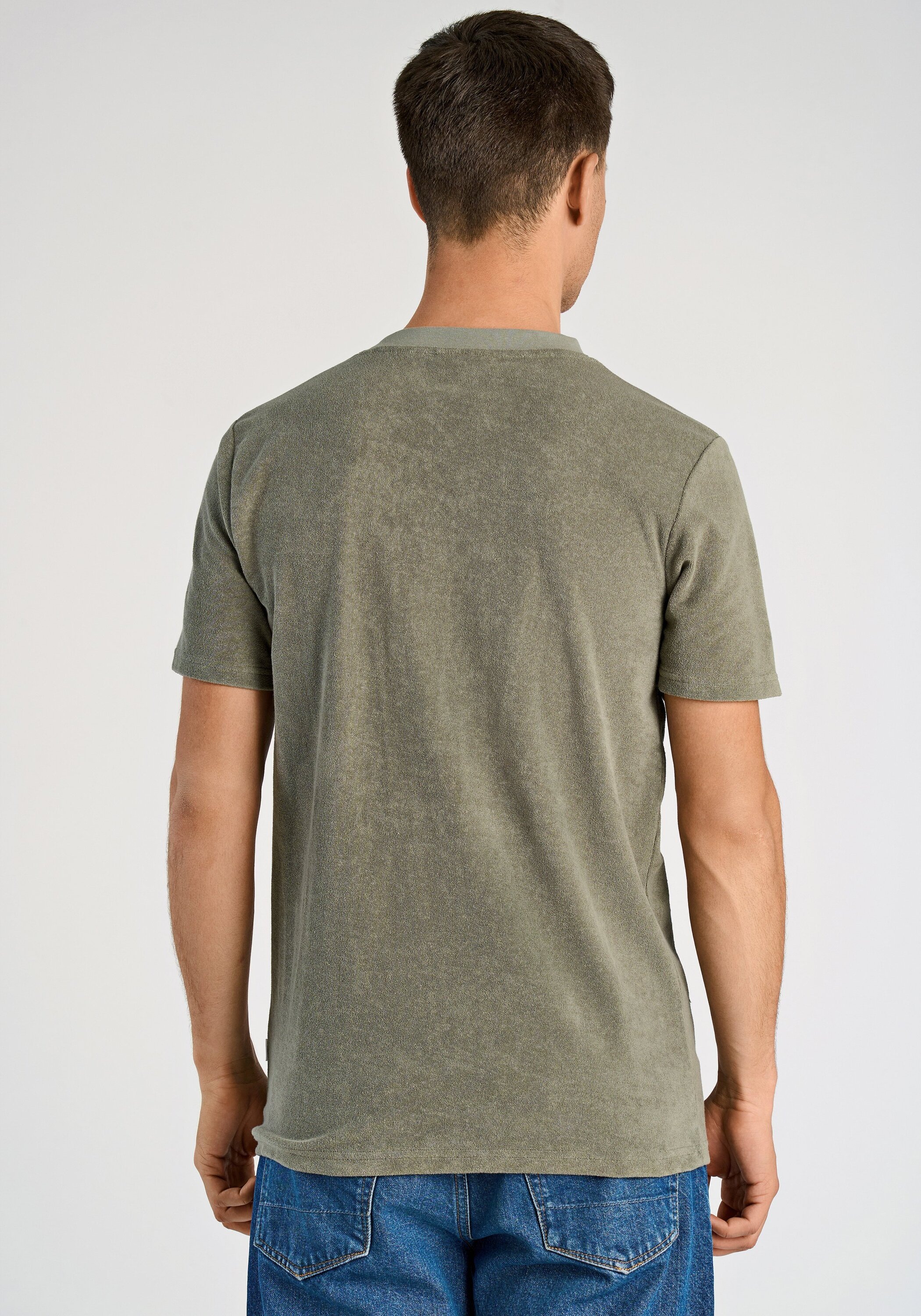 Lindbergh Relaxed Fit T-Shirt Lt Army L 4