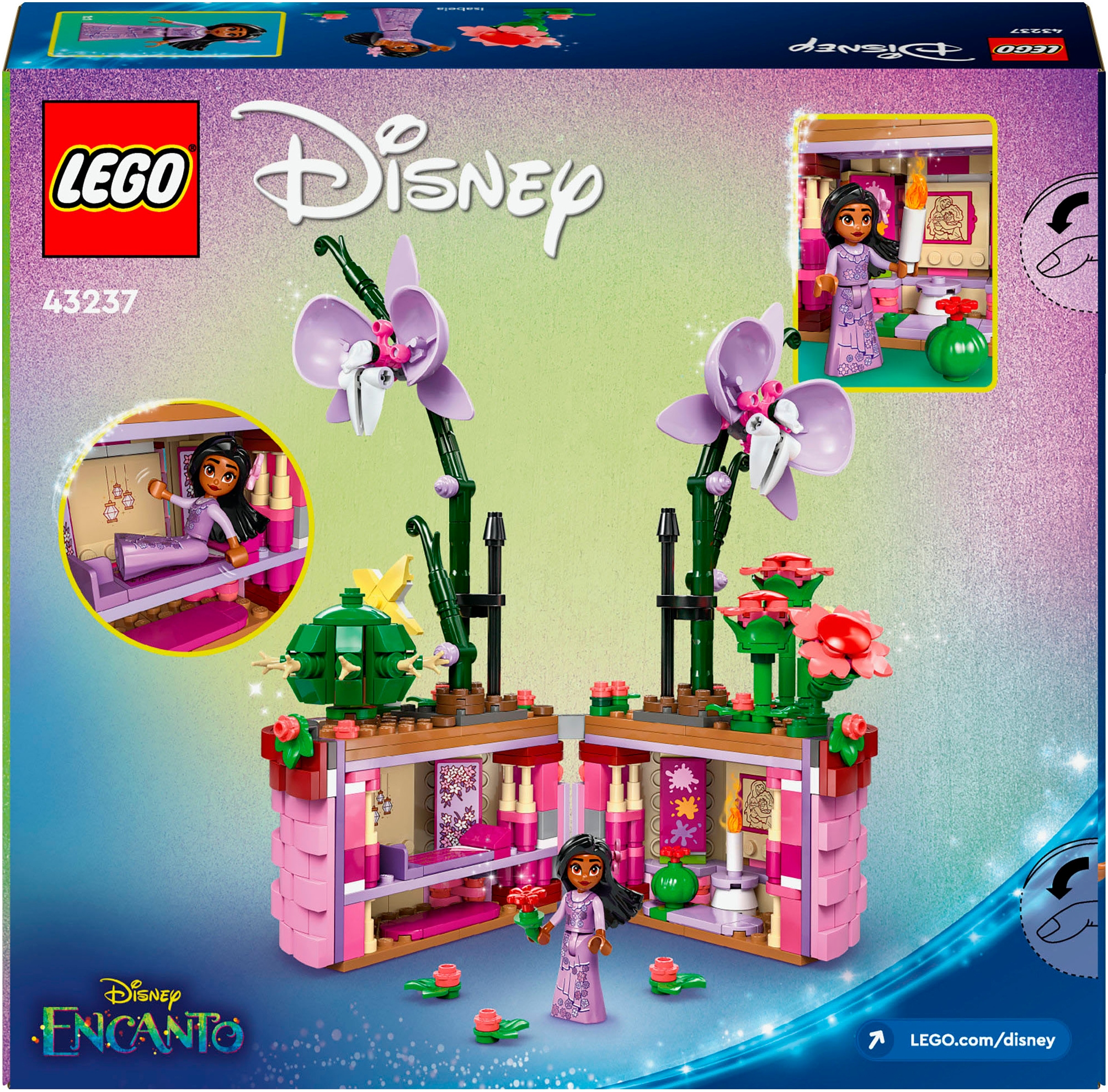 LEGO® Konstruktionsspielsteine »Isabelas Blumentopf (43237), LEGO® LEGO Disney Classic«, (641 St.), Made in Europe