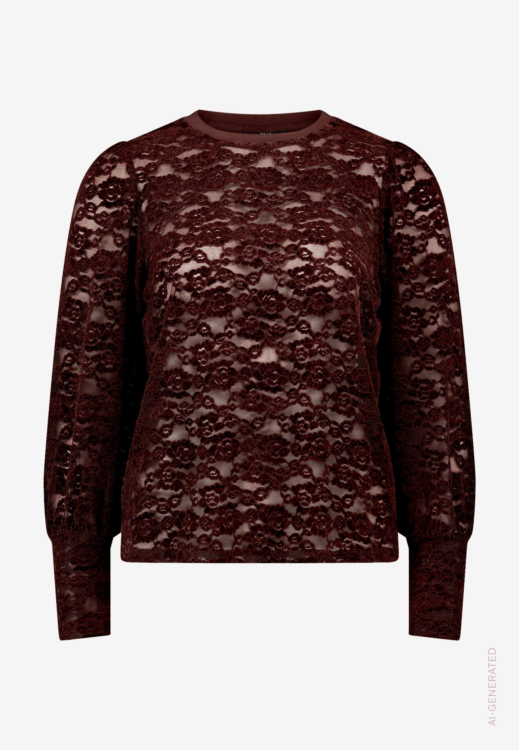 Zero Spitzenshirt aus floraler Spitze