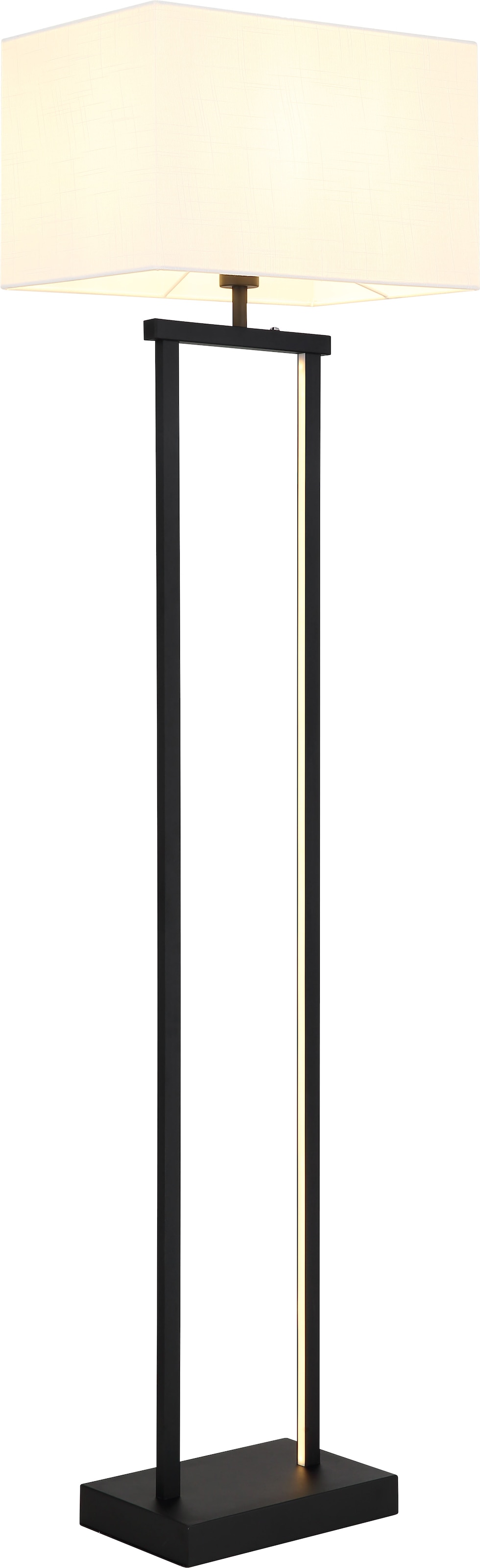 NOWA Stehlampe »SYDNEY« E27 1 Stk. Stehleuchte Metall, LED+E27, dimmbar, modernes Design