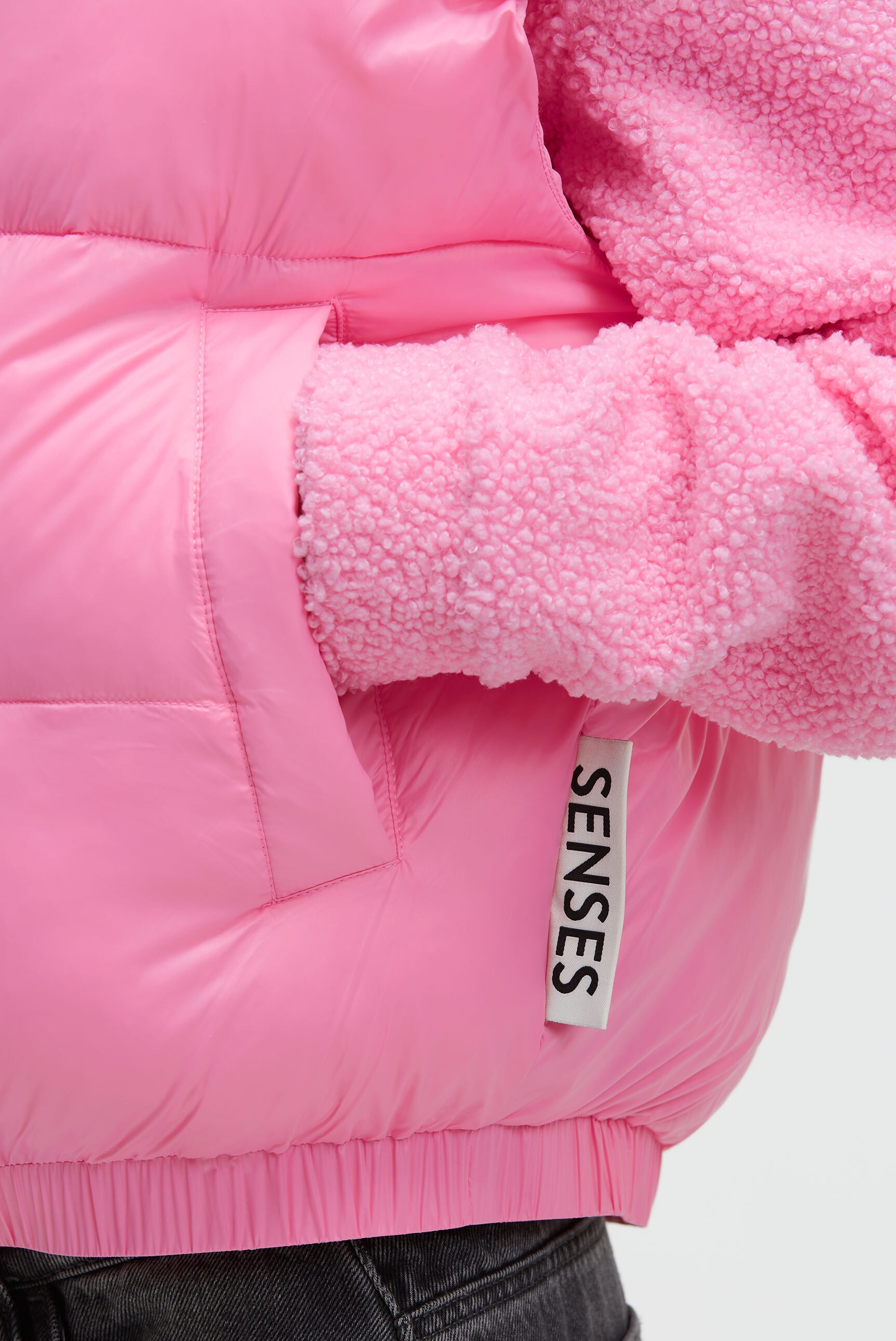 SENSES.THE LABEL Steppweste mit elastischem Saumabschluss