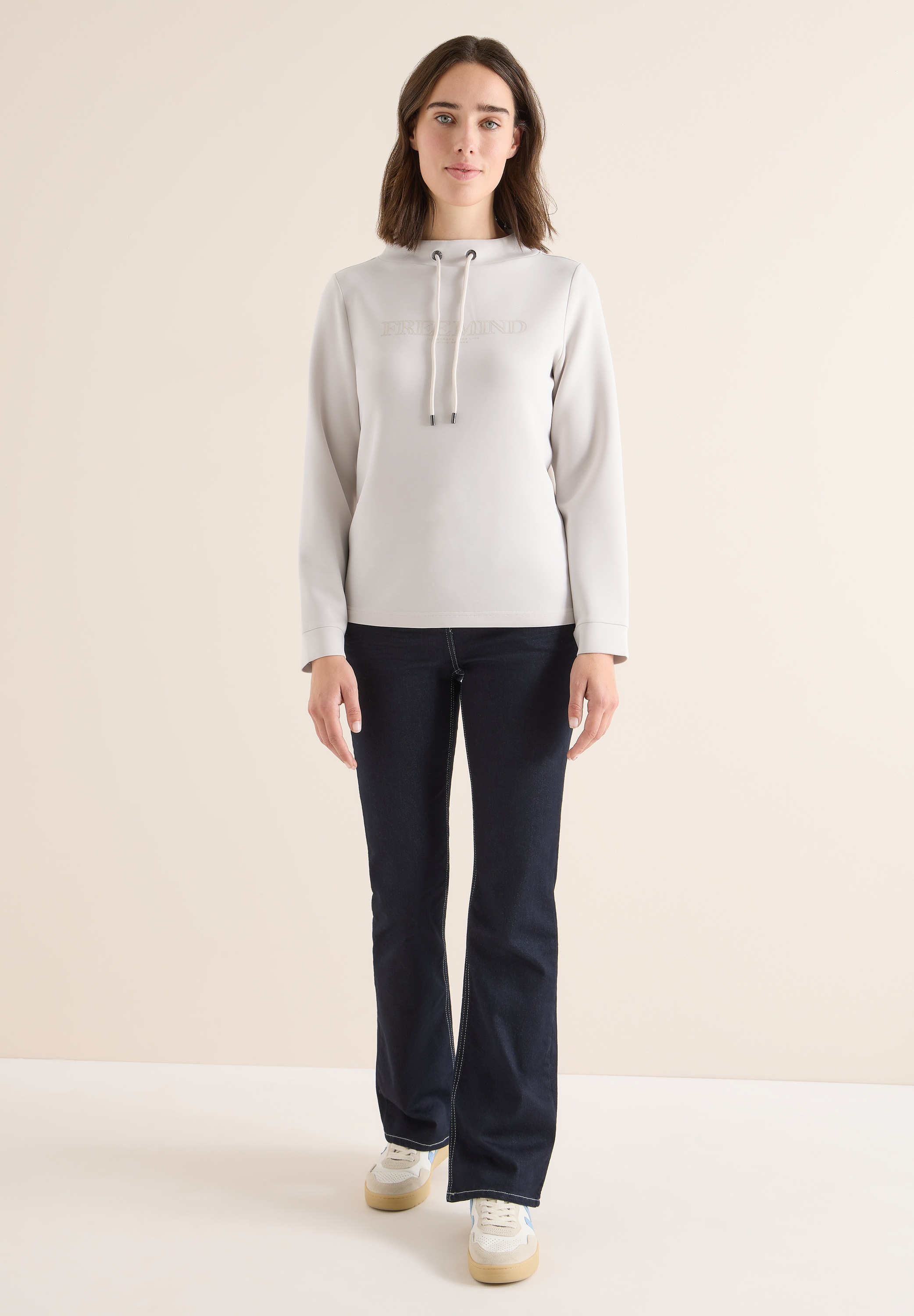 Cecil Langarmshirt Mit Stickerei