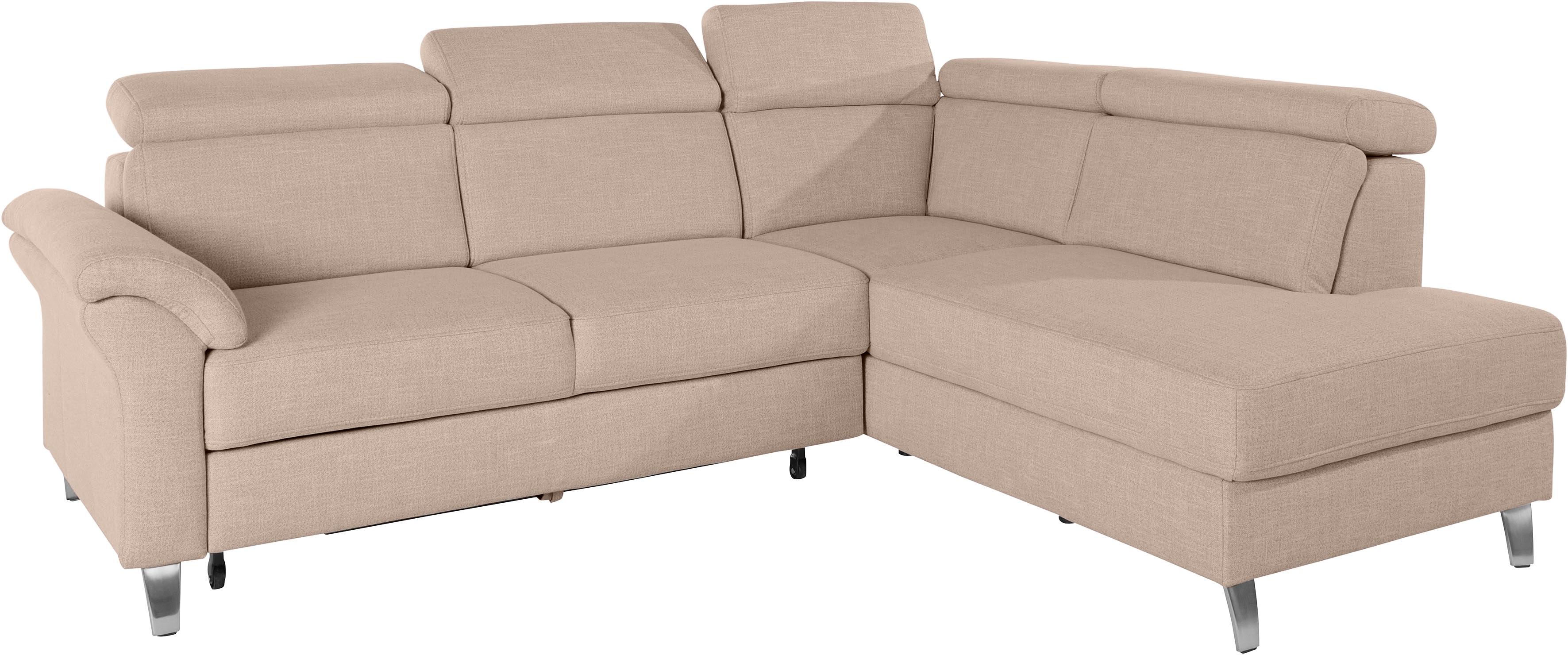 Thumbnail - sit&more Ecksofa, inklusive Kopfteilverstellung, wahlweise mit Bettfunktion und Bettkasten