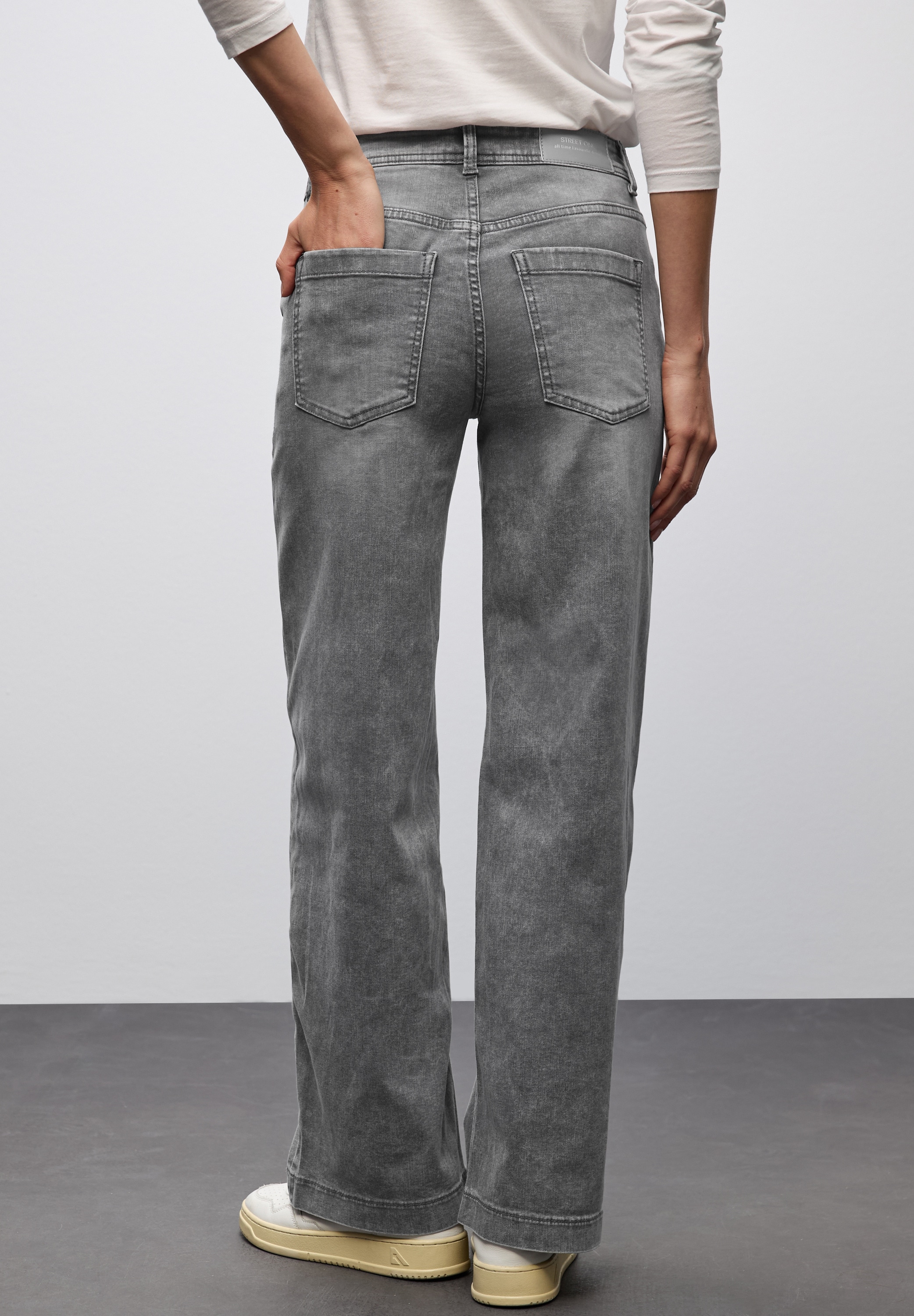 STREET ONE Weite Jeans, im Five-Pocket Style