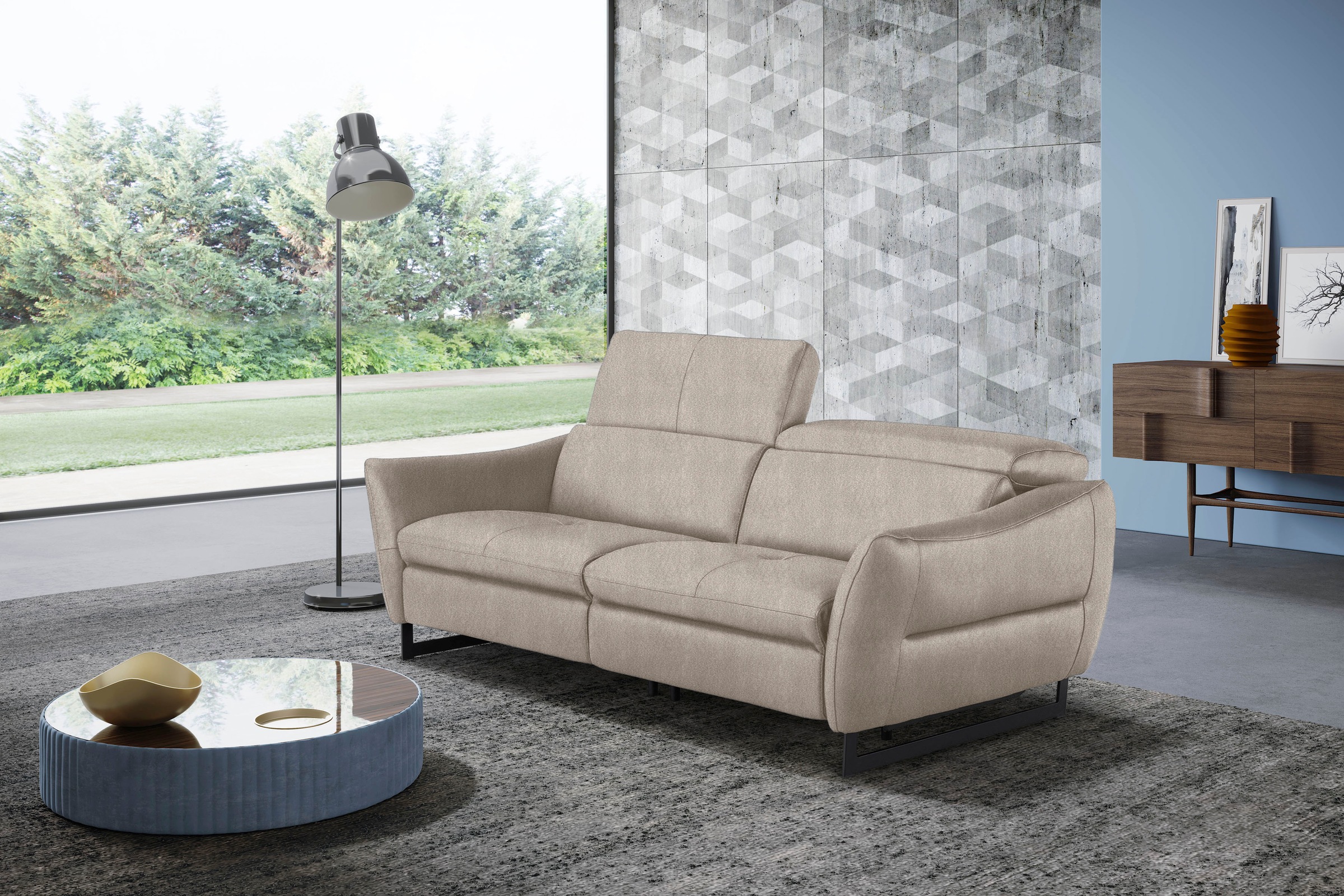 Egoitaliano 2,5-Sitzer "Dafne, elegantes Designsofa mit hohem Sitzkomfort", günstig online kaufen
