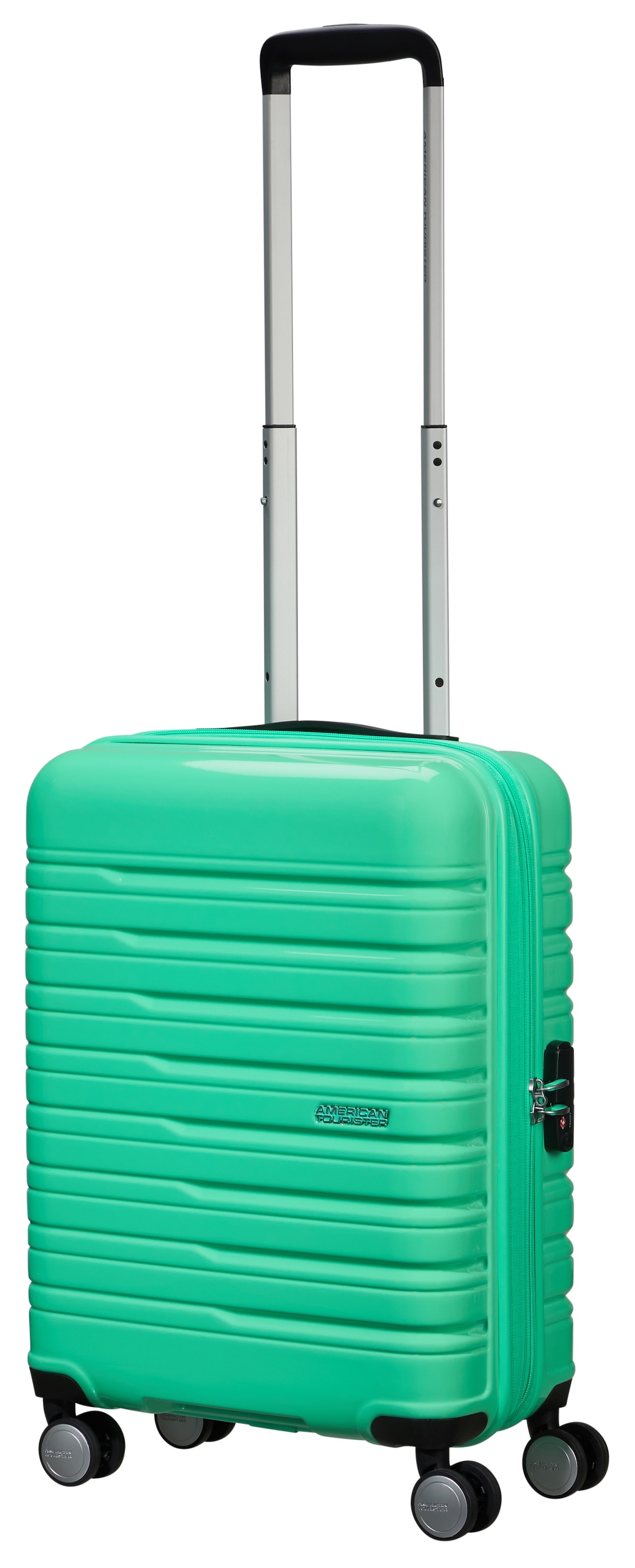 American Tourister® Handgepäck-Trolley »FLASHLINE POP 55«, 4 Rollen, Handgepäck-Koffer Reisegepäck Koffer TSA-Zahlenschloss