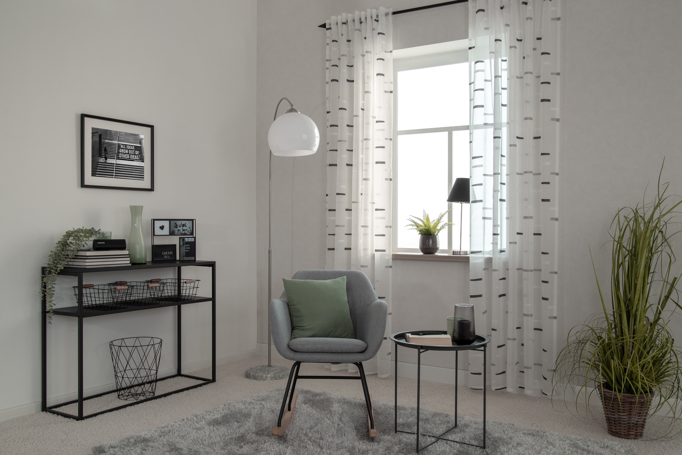 HOMING Gardine »Justin«, (1 St.), Fertigschal