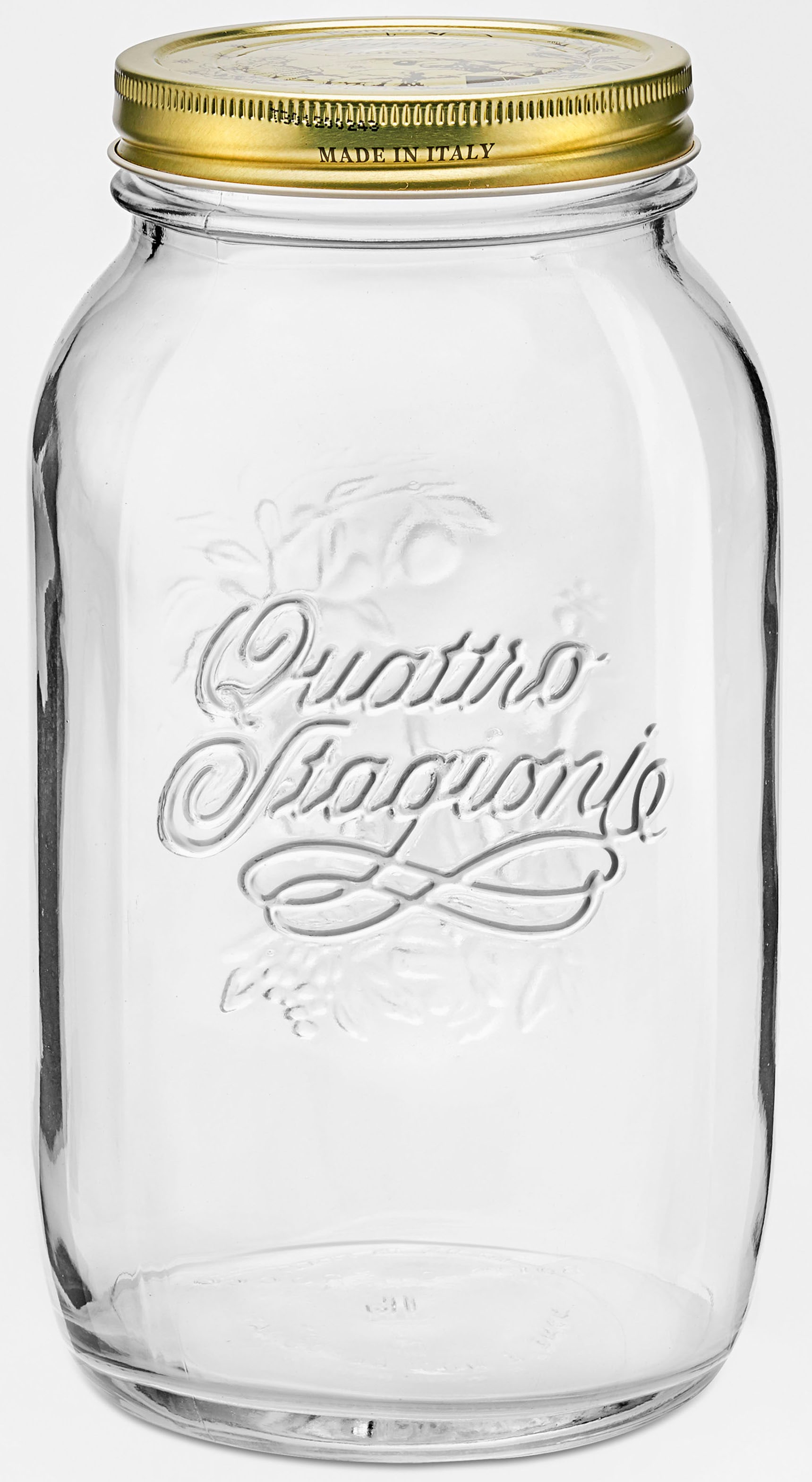 Bormioli Rocco Einmachglas "Quattro Stagioni" Set, 6 Stück, 1,5l Fassungsve günstig online kaufen