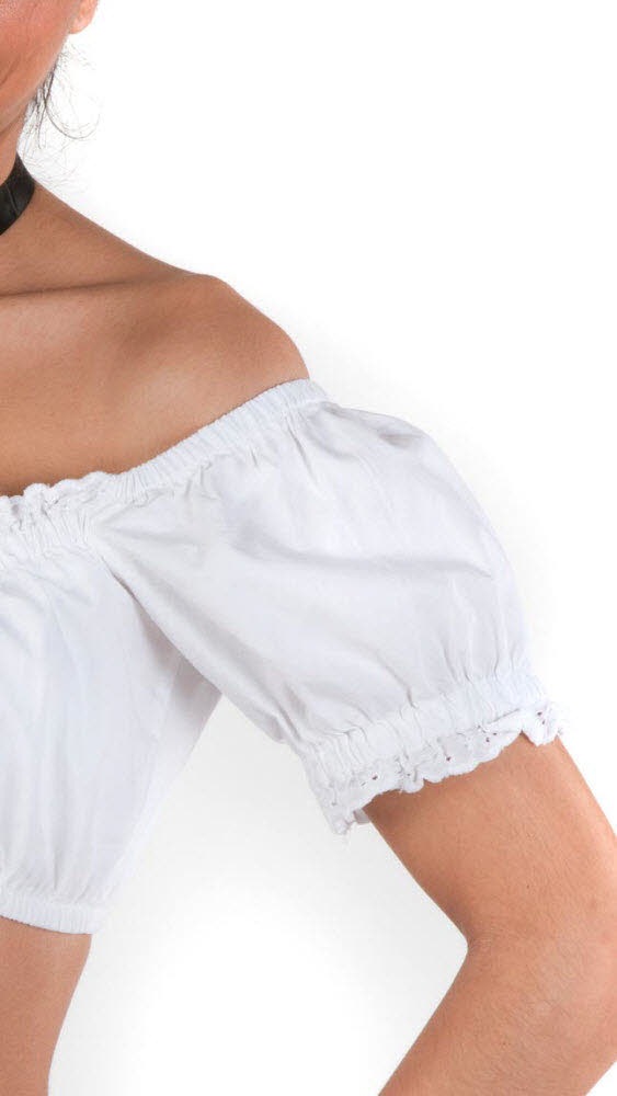 Nübler Dirndlbluse "Dirndlbluse kurzarm Cleopatra" günstig online kaufen