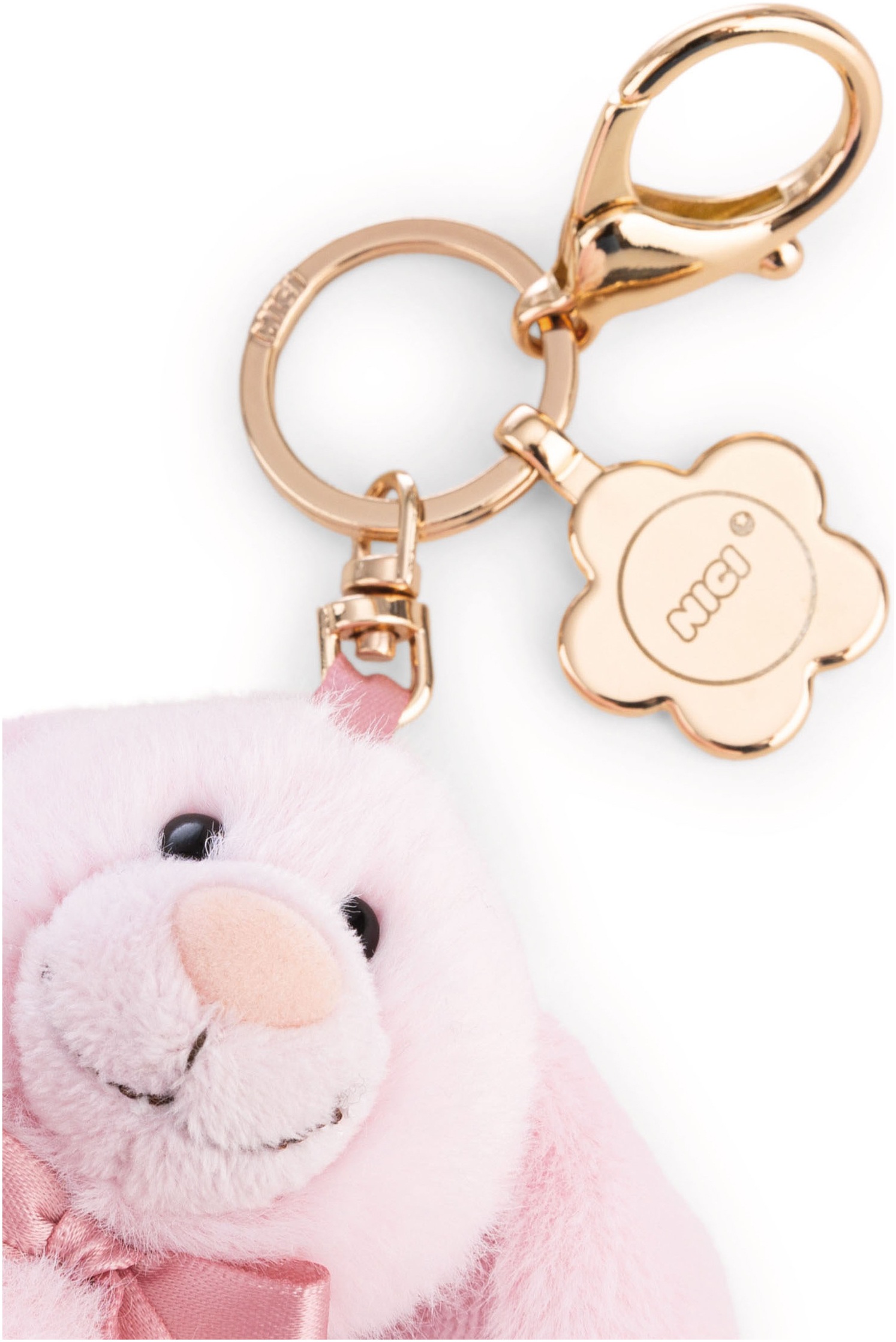 Nici Plüschanhänger »Classic Bear, Hase Lopino, pink, 13 cm« mit Charm