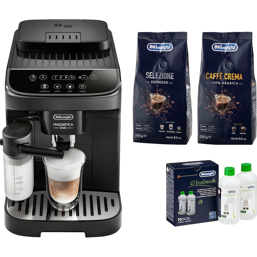 De'Longhi Kaffeevollautomat »Magnifica Evo ECAM290.51.B«, mit LatteCrema Milchsystem, inkl. Pflegeset im Wert von € 31,99 UVP