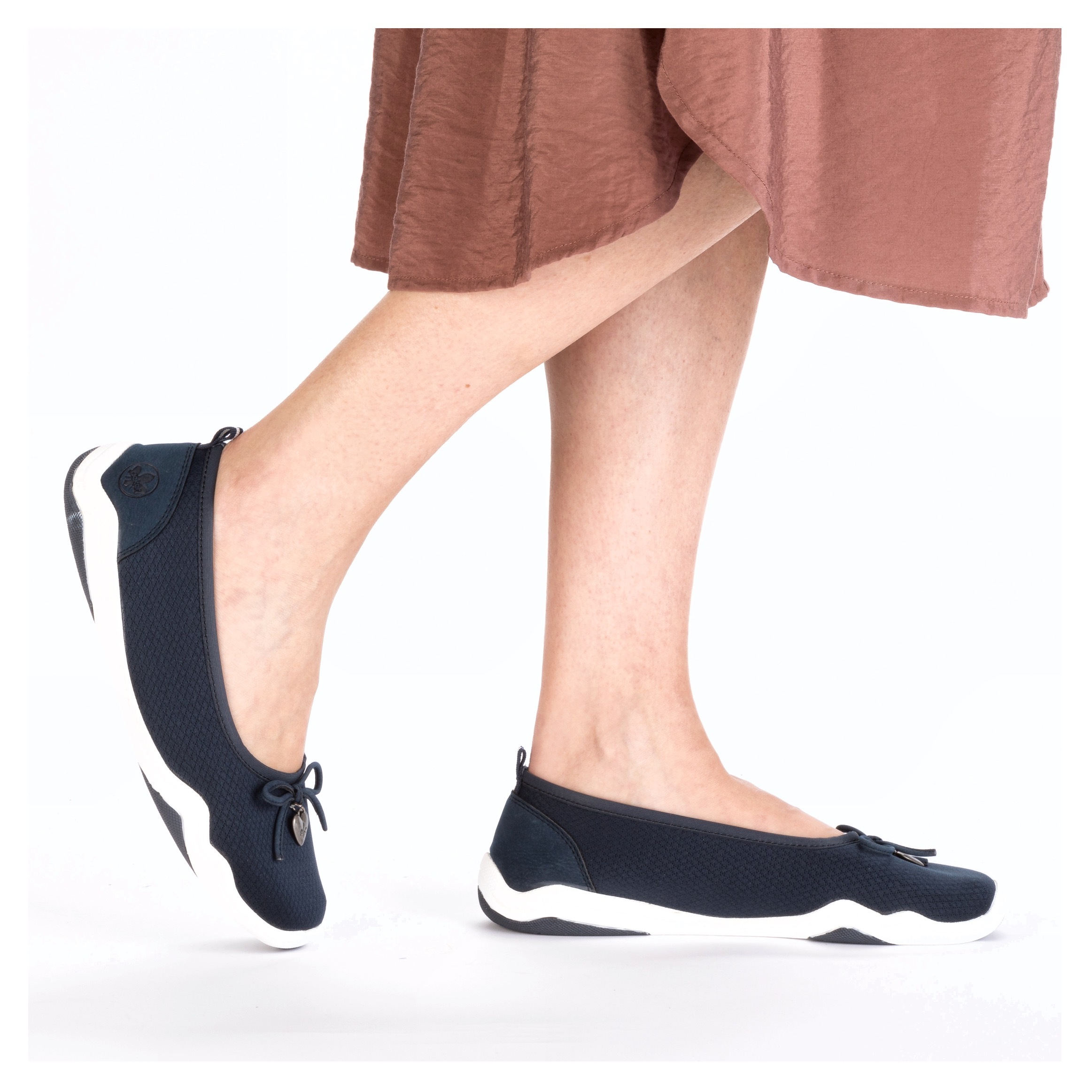 Thumbnail - Rieker Ballerina, Slip-on Sneaker, Slipper, Schlupfschuh in veganer Verarbeitung
