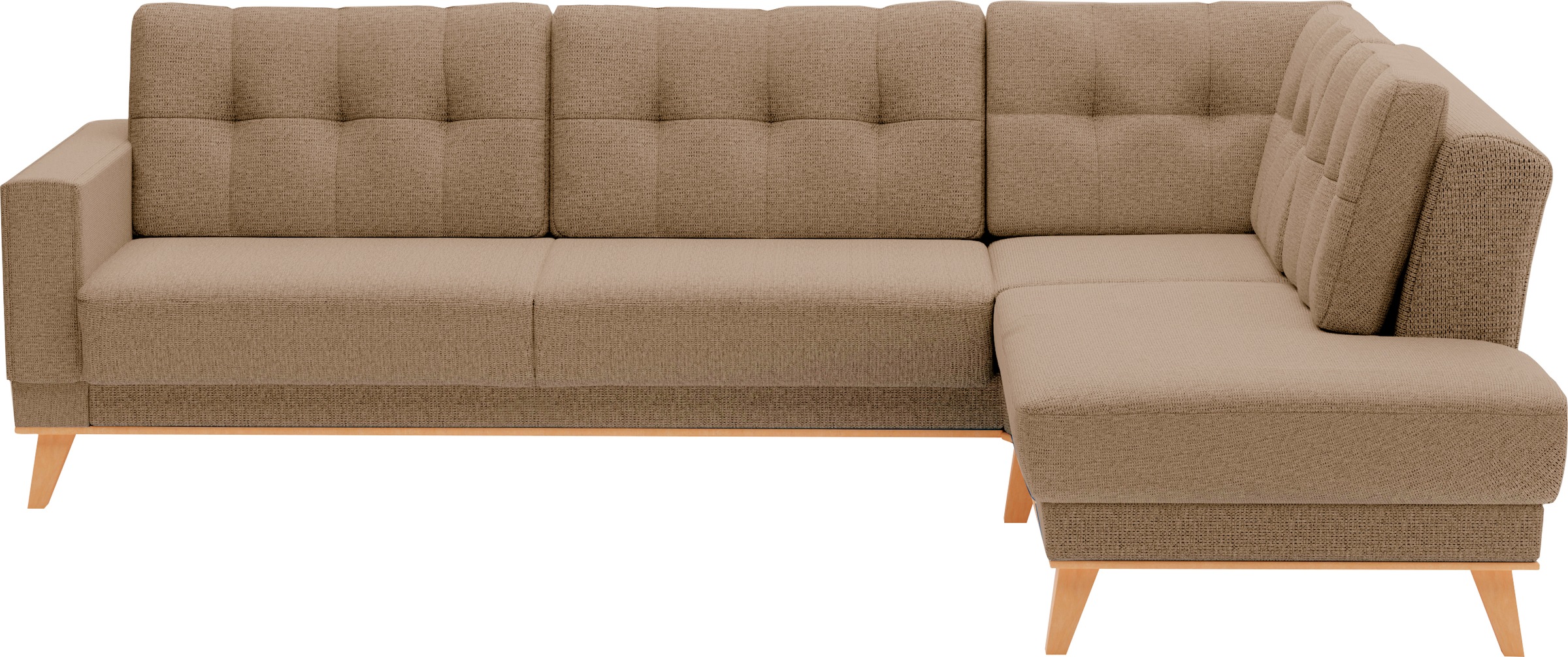 sit&more Ecksofa »Lavida L-Form«, wahlweise mit Kippfunktion und Bettkasten