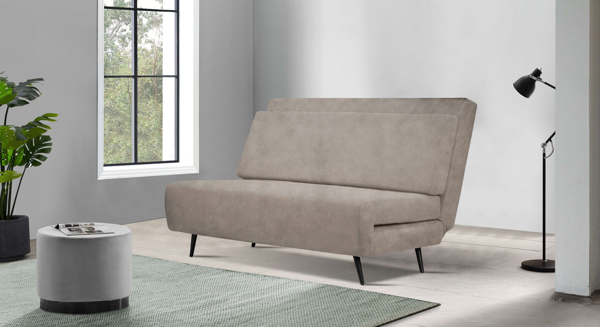 Home affaire Schlafsofa "Linnea" Daybed mit aufklappbarer Liegefläche, in W günstig online kaufen
