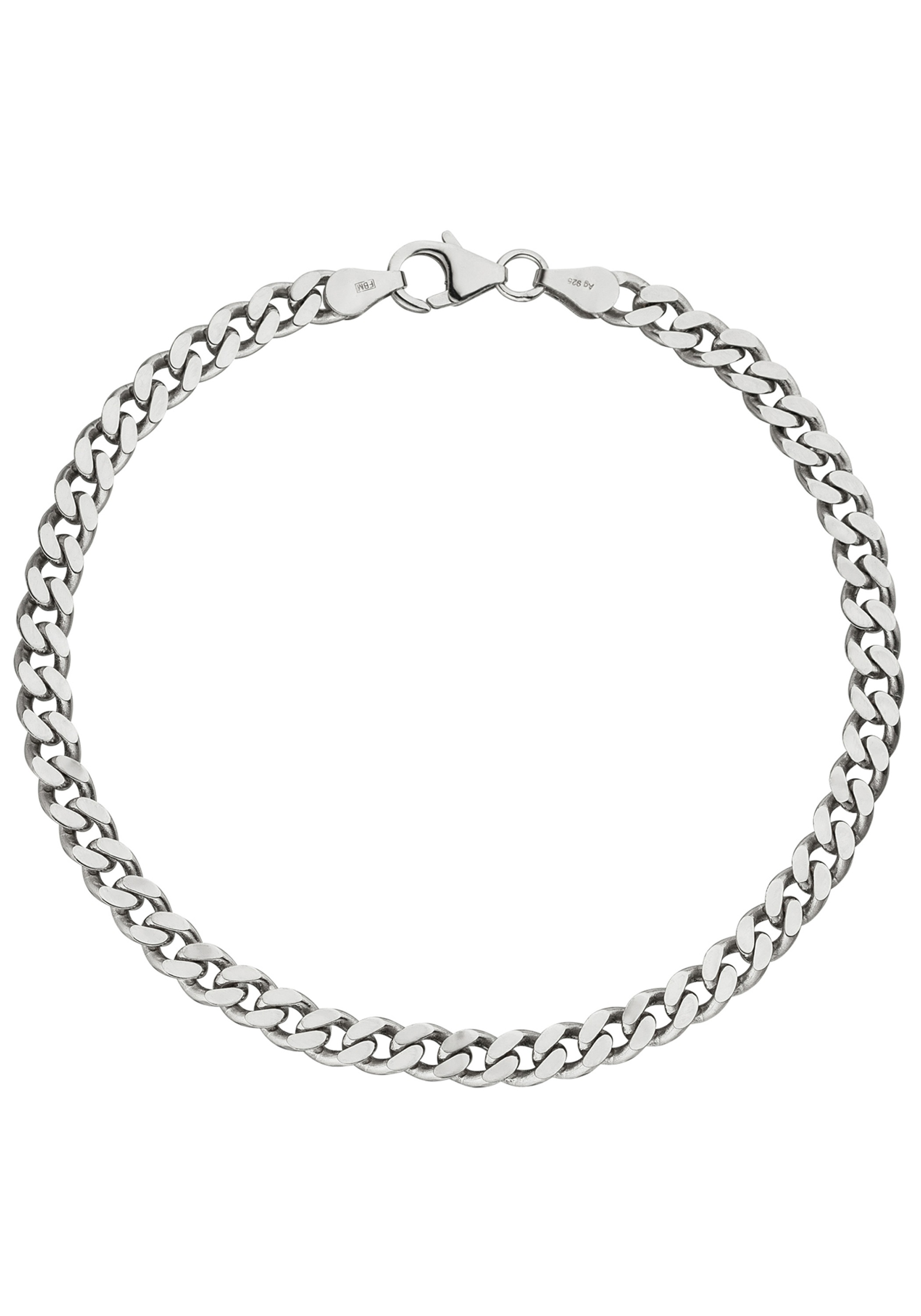 JOBO Armband, Panzerarmband 925 Silber 21 cm 4,6 mm