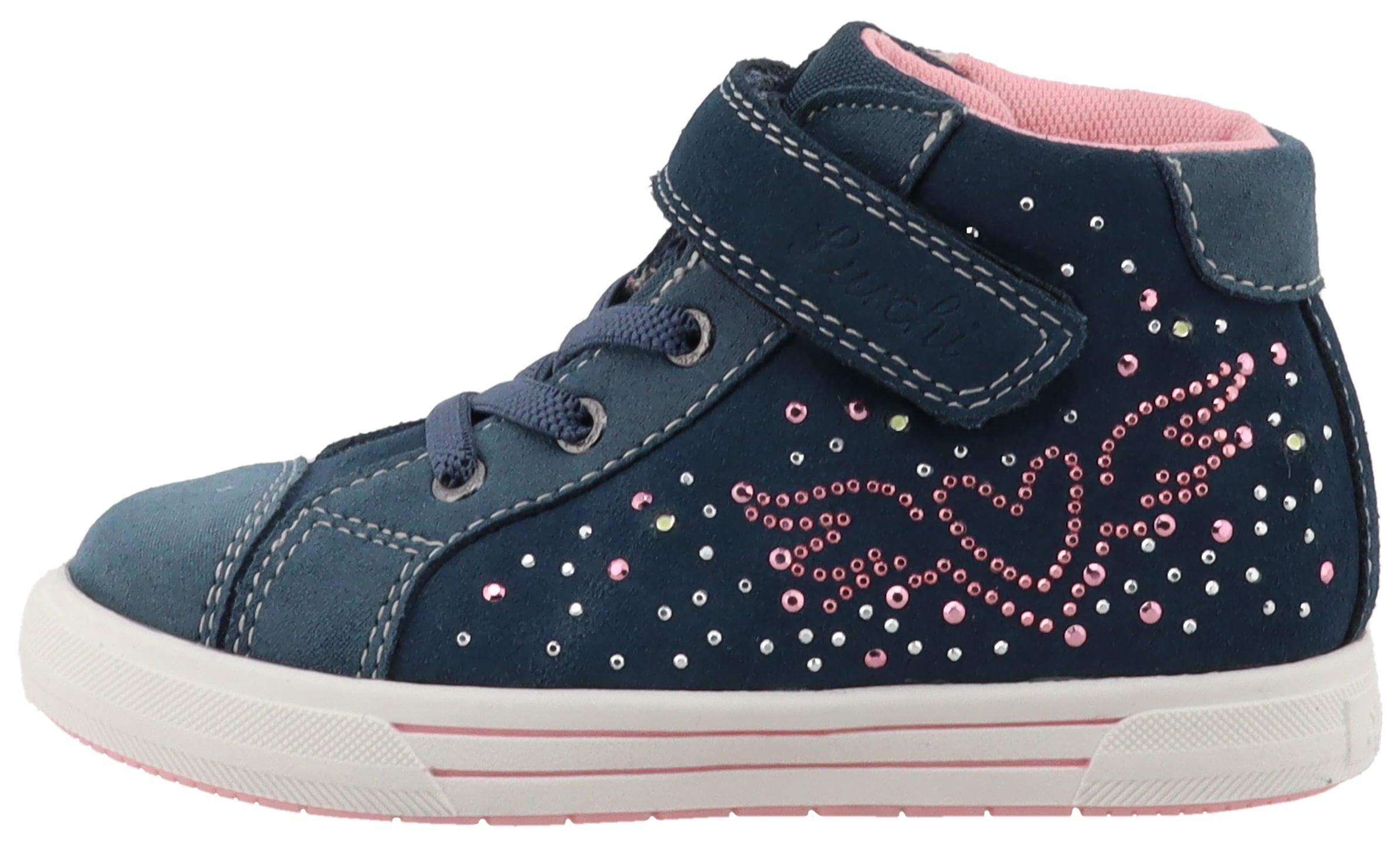Lurchi Sneaker »Brietta«, Schnürboots mit Schmucksteinen, Größenschablone zum Download