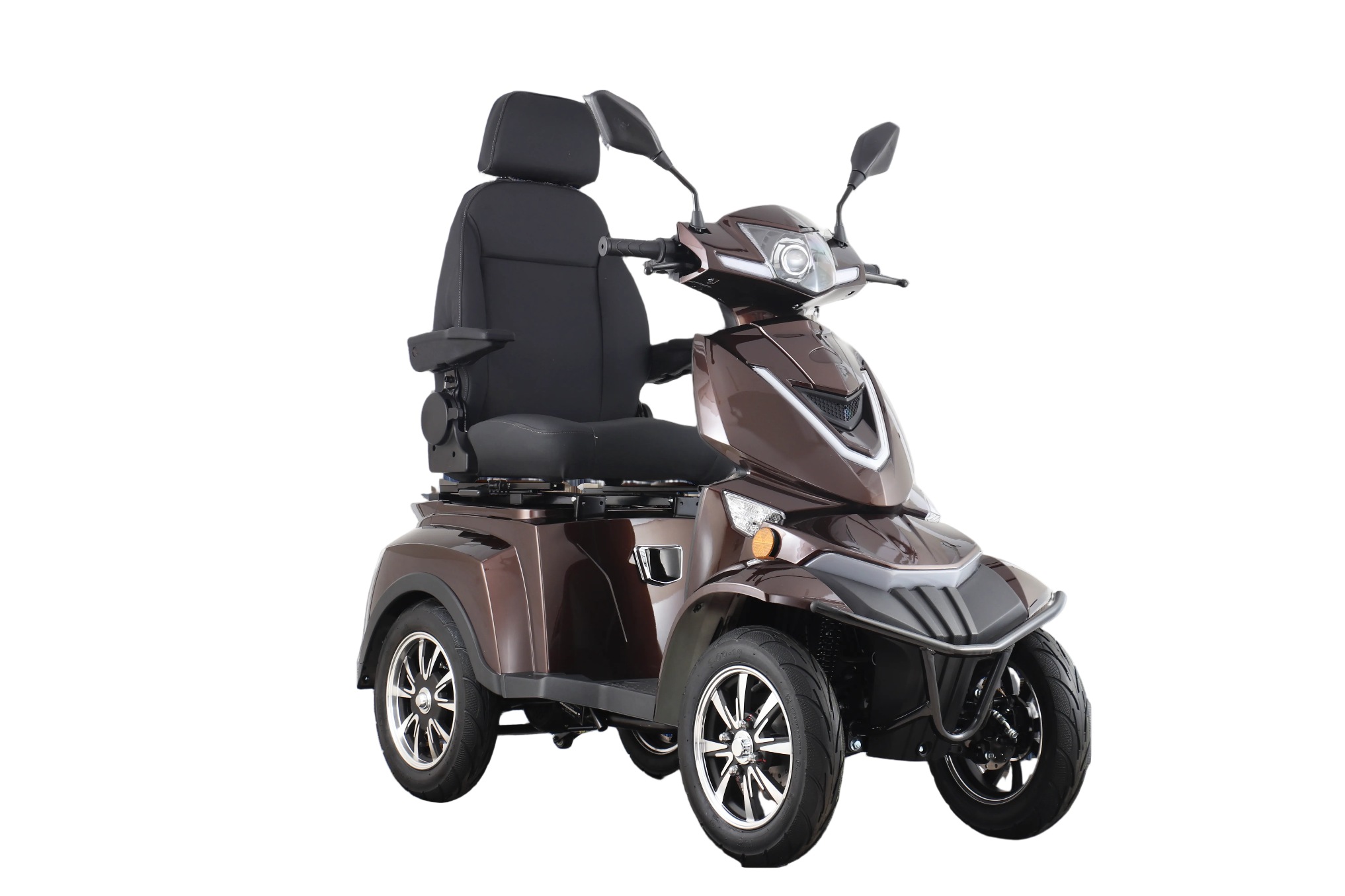 Aktiv mobil Elektromobil "AM E-Quad 1000, 25 km/h mit Topcase" 1.000 W 25 km/h Topcase Fassungsvermögen von ca. 36 Litern, Staufach mit ca. 24 Litern
