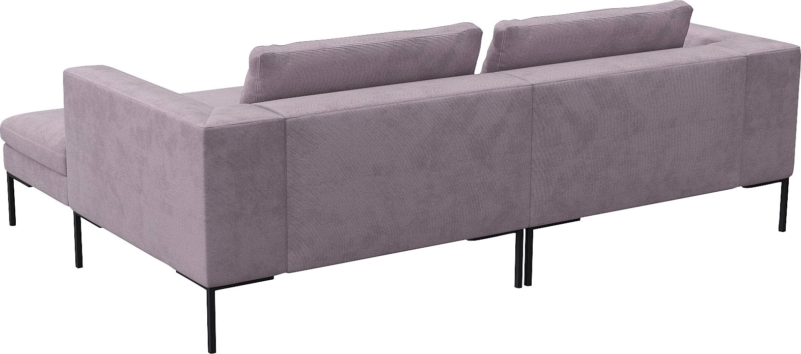 FLEXLUX Ecksofa »Loano, superbequemer Sitzkomfort durch Kaltschaum im Sitz, L-Form«, modernes Sofa, frei im Raum stellbar, lose Kissen, hoher Fuß