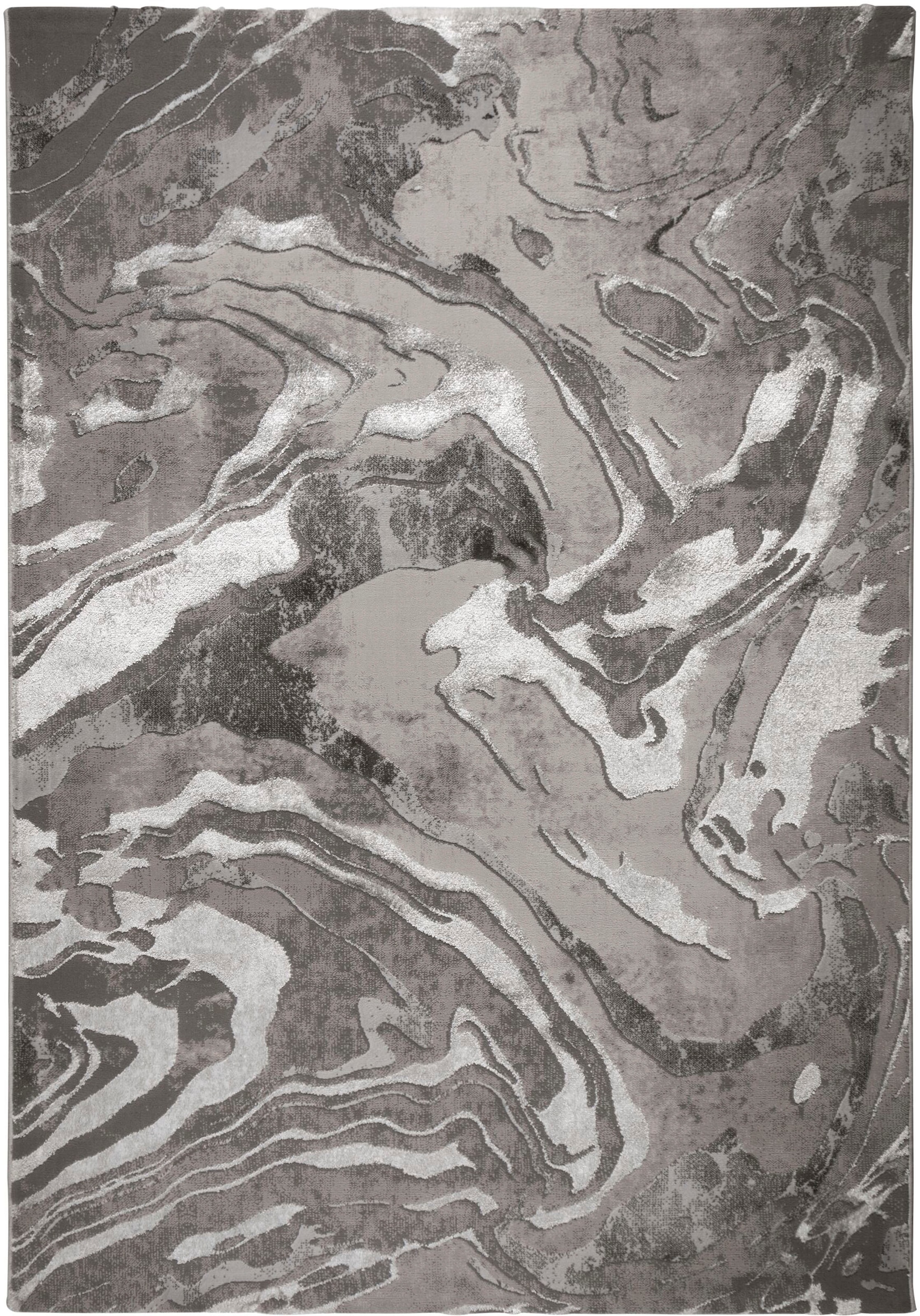 FLAIR RUGS Teppich "Marbled" rechteckig 12 Höhe dezenter Glanz, mehrfarbig, günstig online kaufen