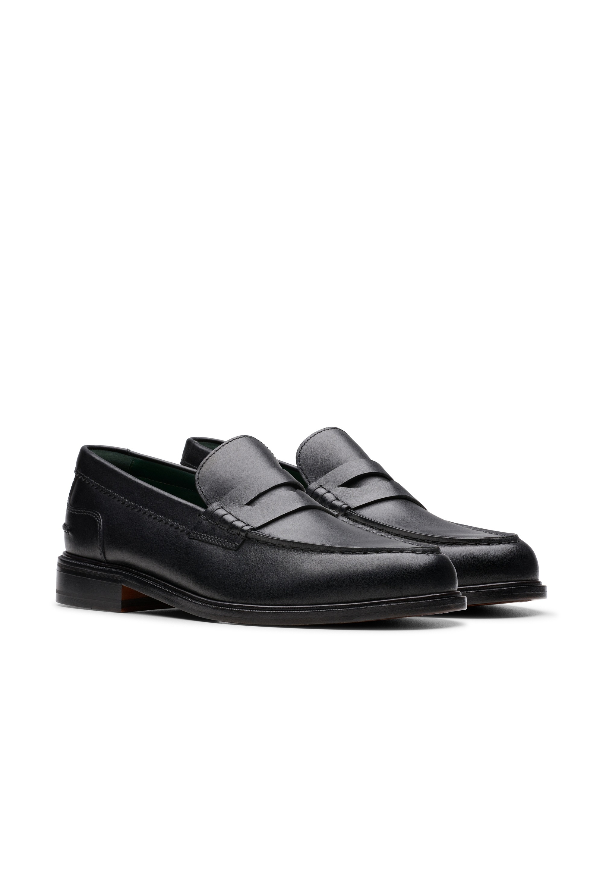 Clarks Slipper »CraftJames«  mit elegantem, italienischem Glattleder-Finish