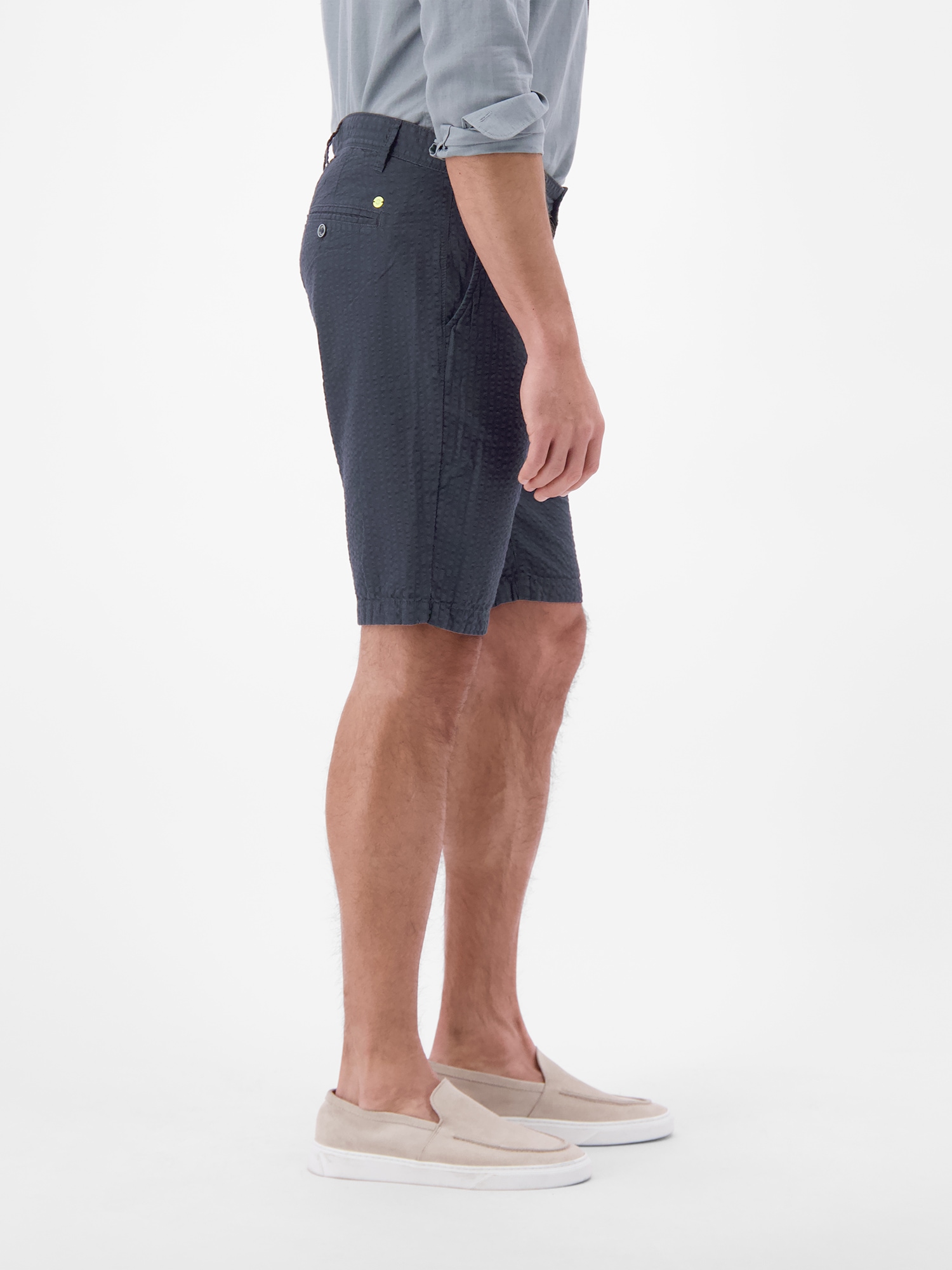 LERROS Chinoshorts »Chino-Shorts aus Baumwolle in leichter Seersucker-Qualität«
