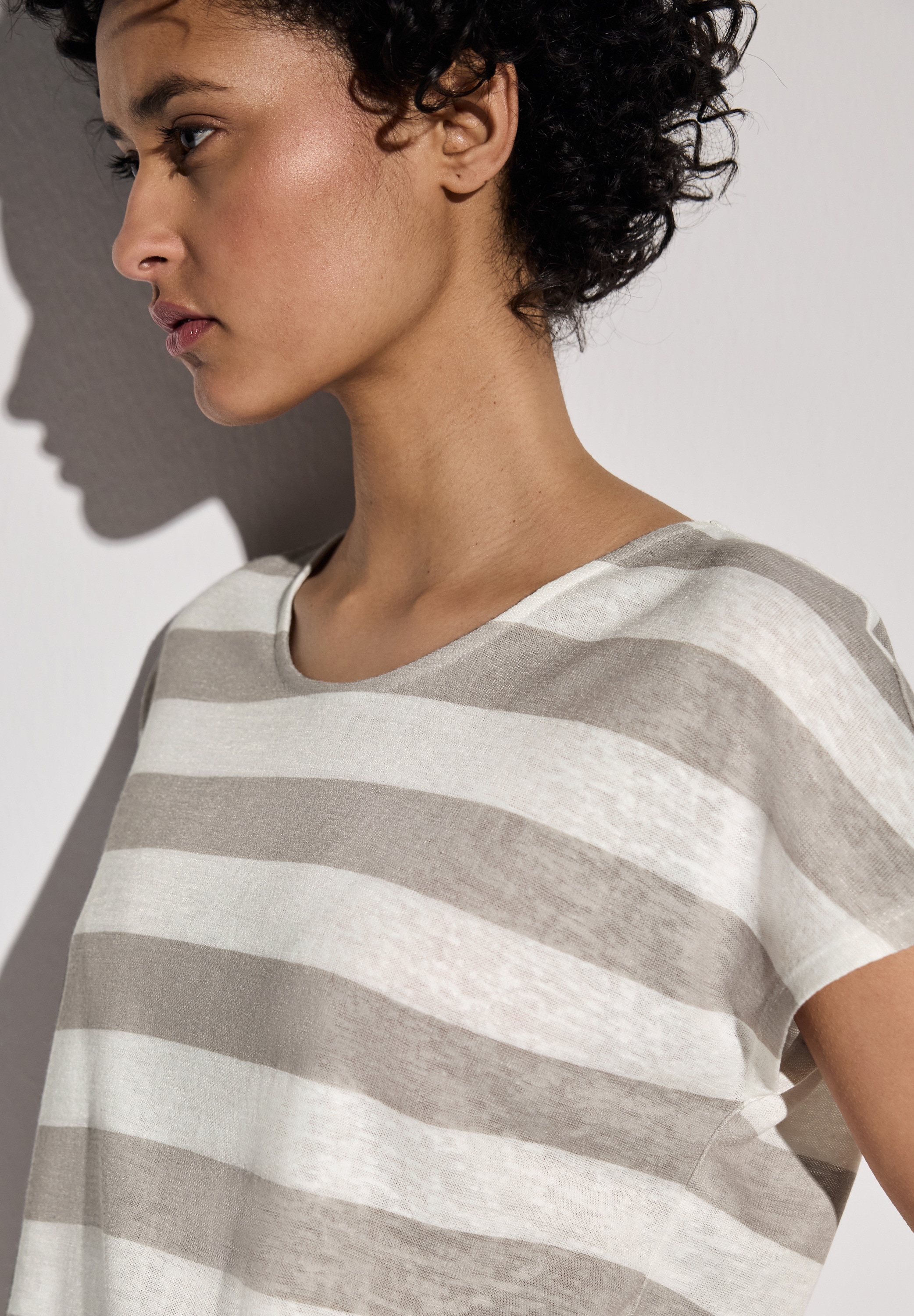 STREET ONE Shirttop, mit Streifenmuster
