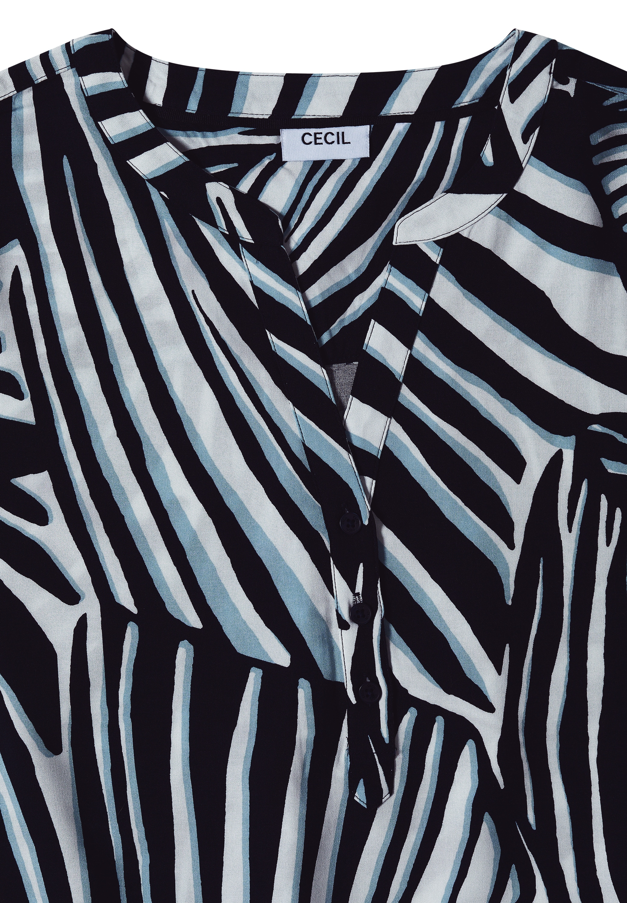 Cecil Kurzarmbluse aus softer Viskose