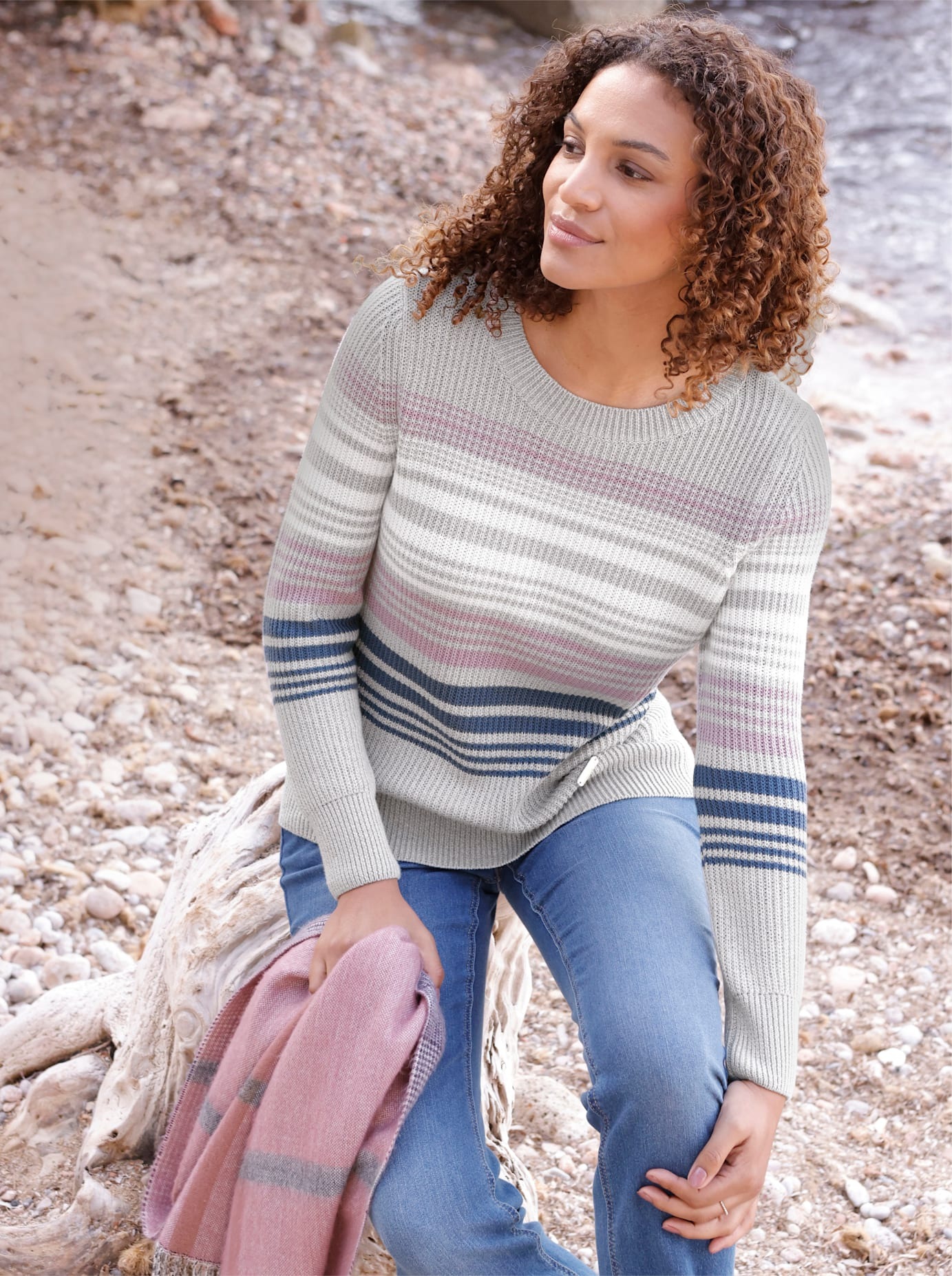 Casual Looks Rundhalspullover "Pullover"