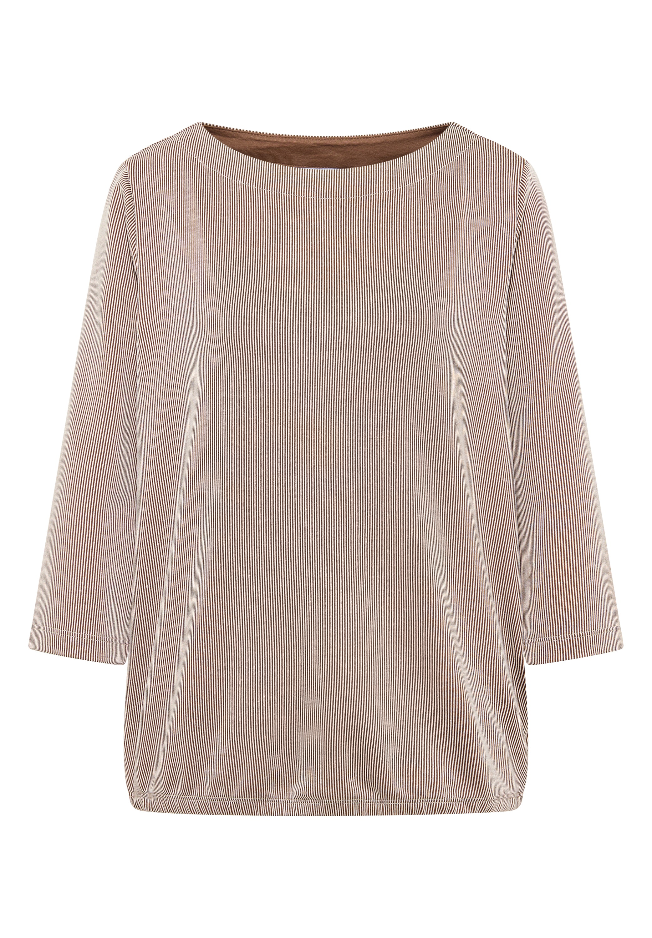 Cecil 3/4-Arm-Shirt, mit U-Boot-Ausschnitt