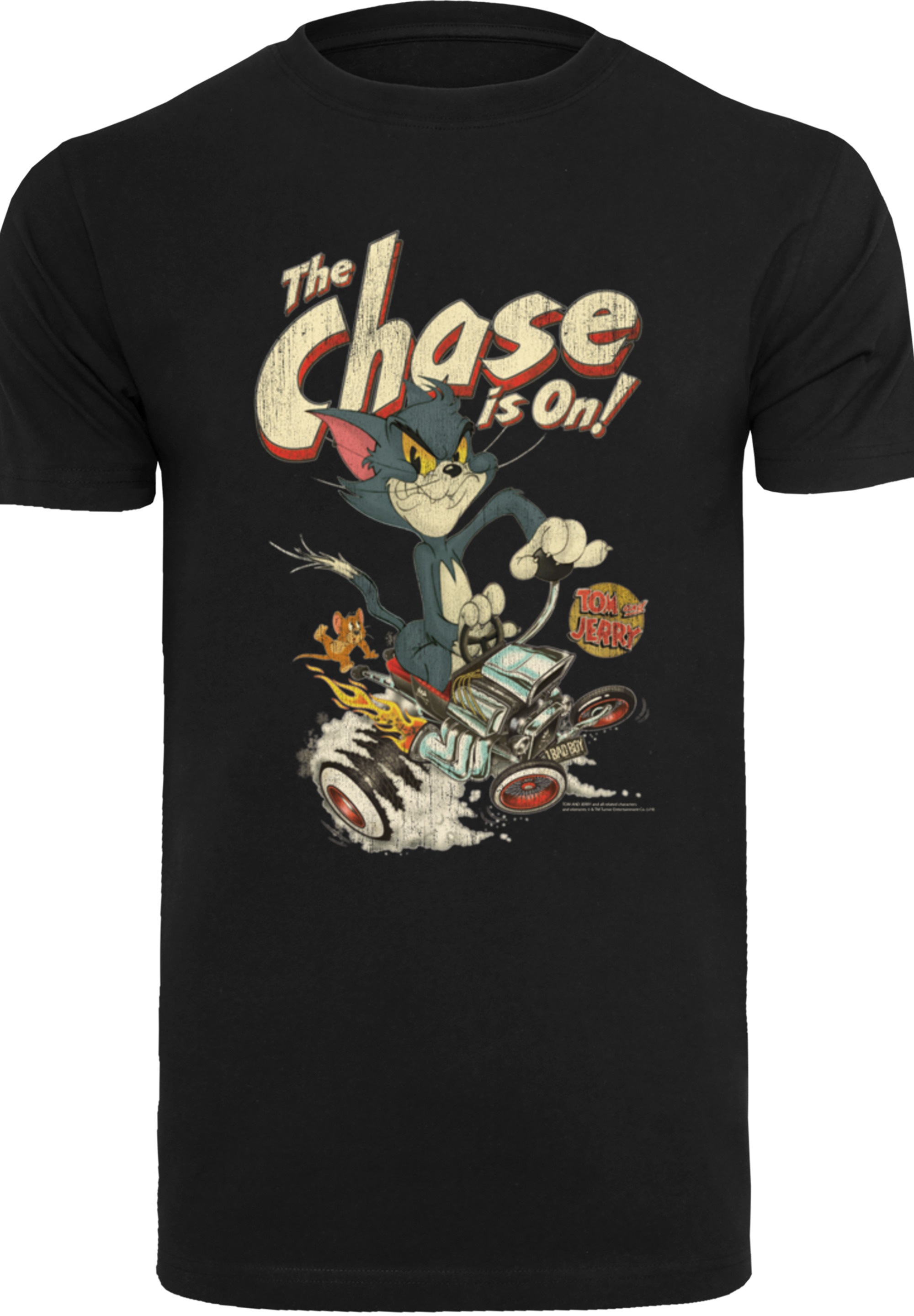 F4NT4STIC T-Shirt »Tom und Jerry The Chase Is On«, Herren,Premium Merch,Regular-Fit,Basic,Bedruckt